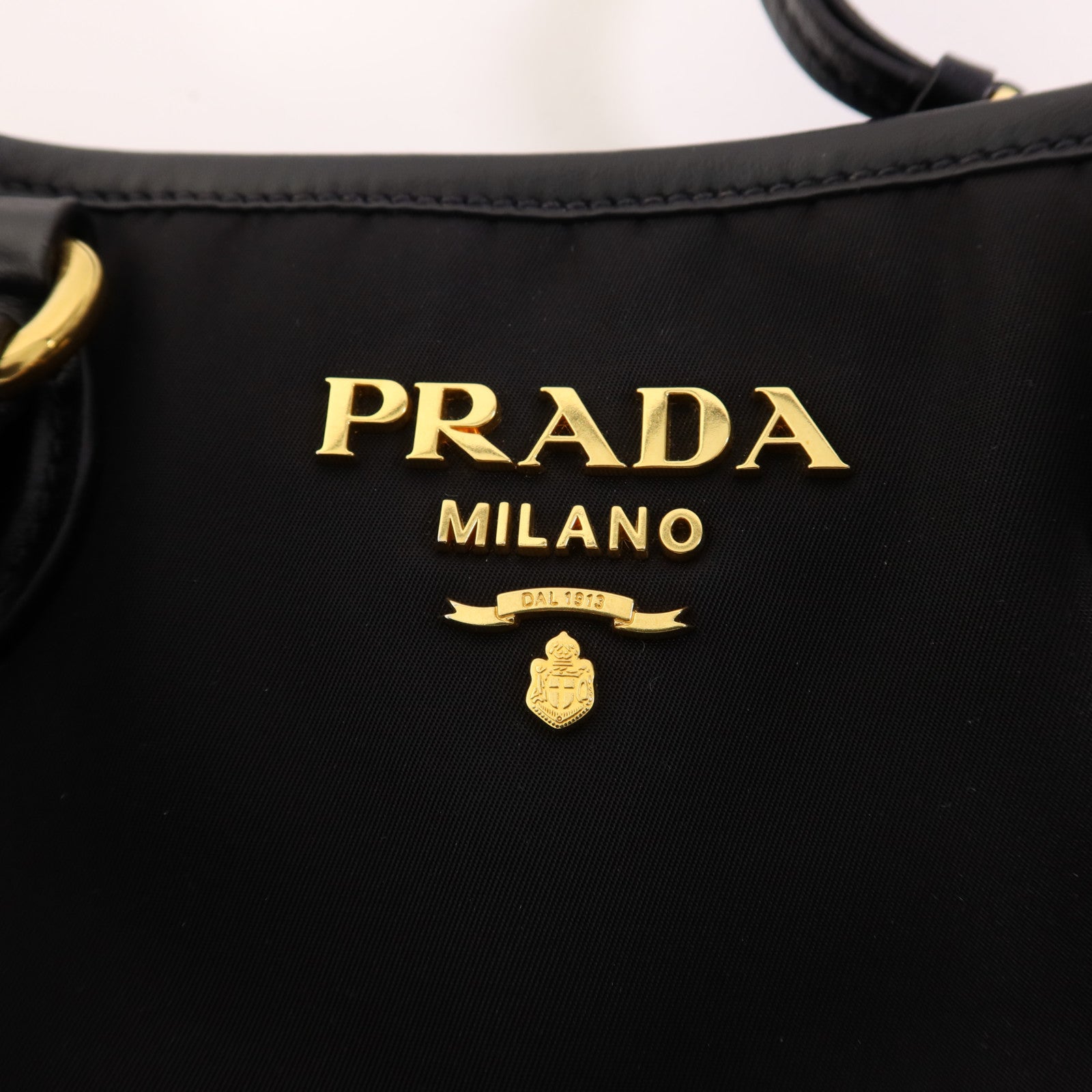 PRADA 尼龍2 Way Shoulder Bag金扣手挽肩背兩用袋