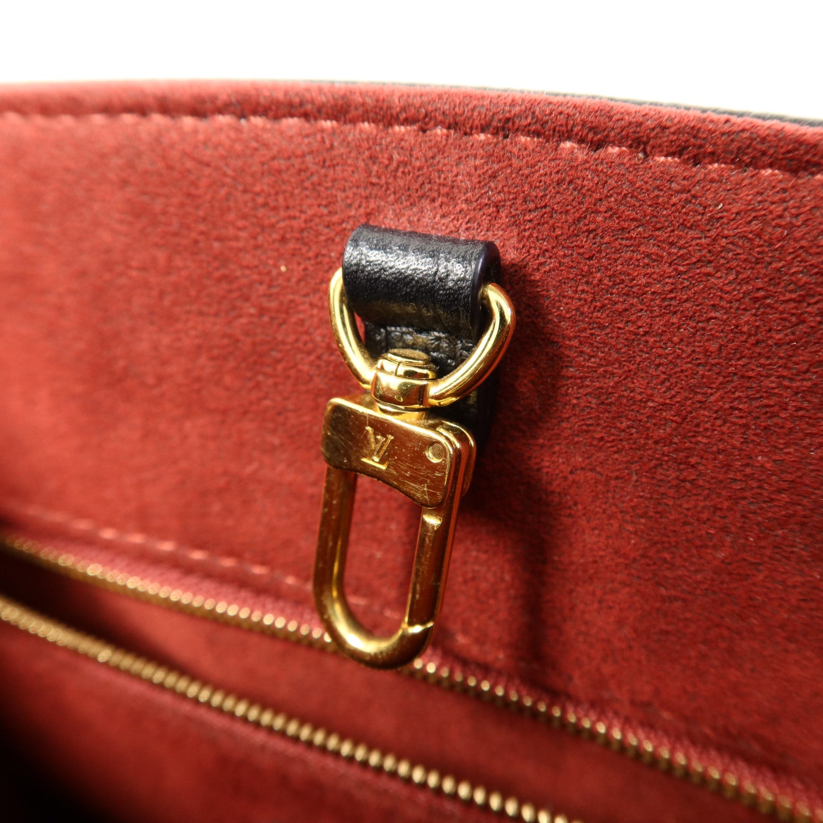 LOUIS VUITTON Monogram Empreinte On The Go PM金扣手挽肩背兩用袋