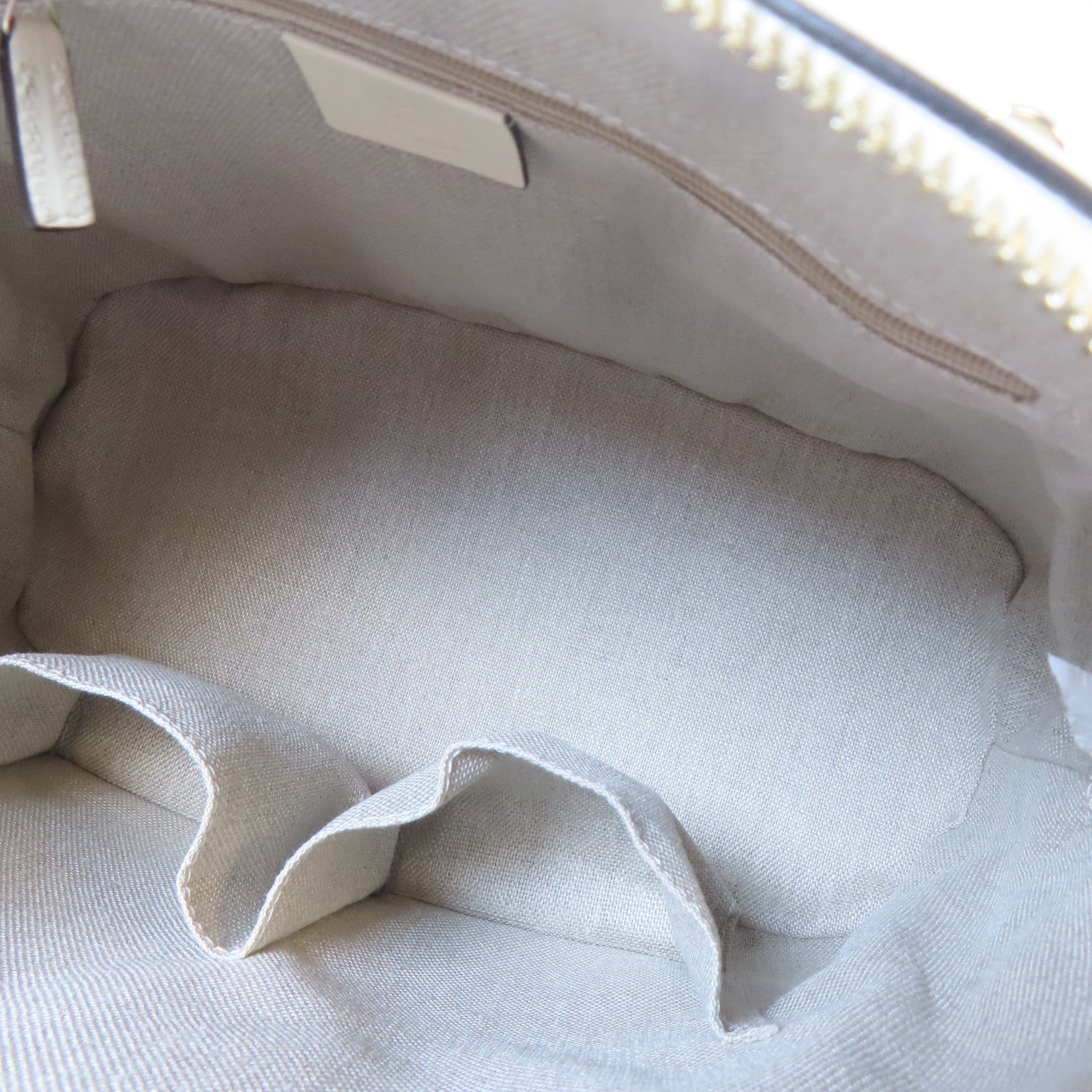 GUCCI 【激減優惠】皮革2 Way Shoulder Bag金扣手挽肩背兩用袋米色