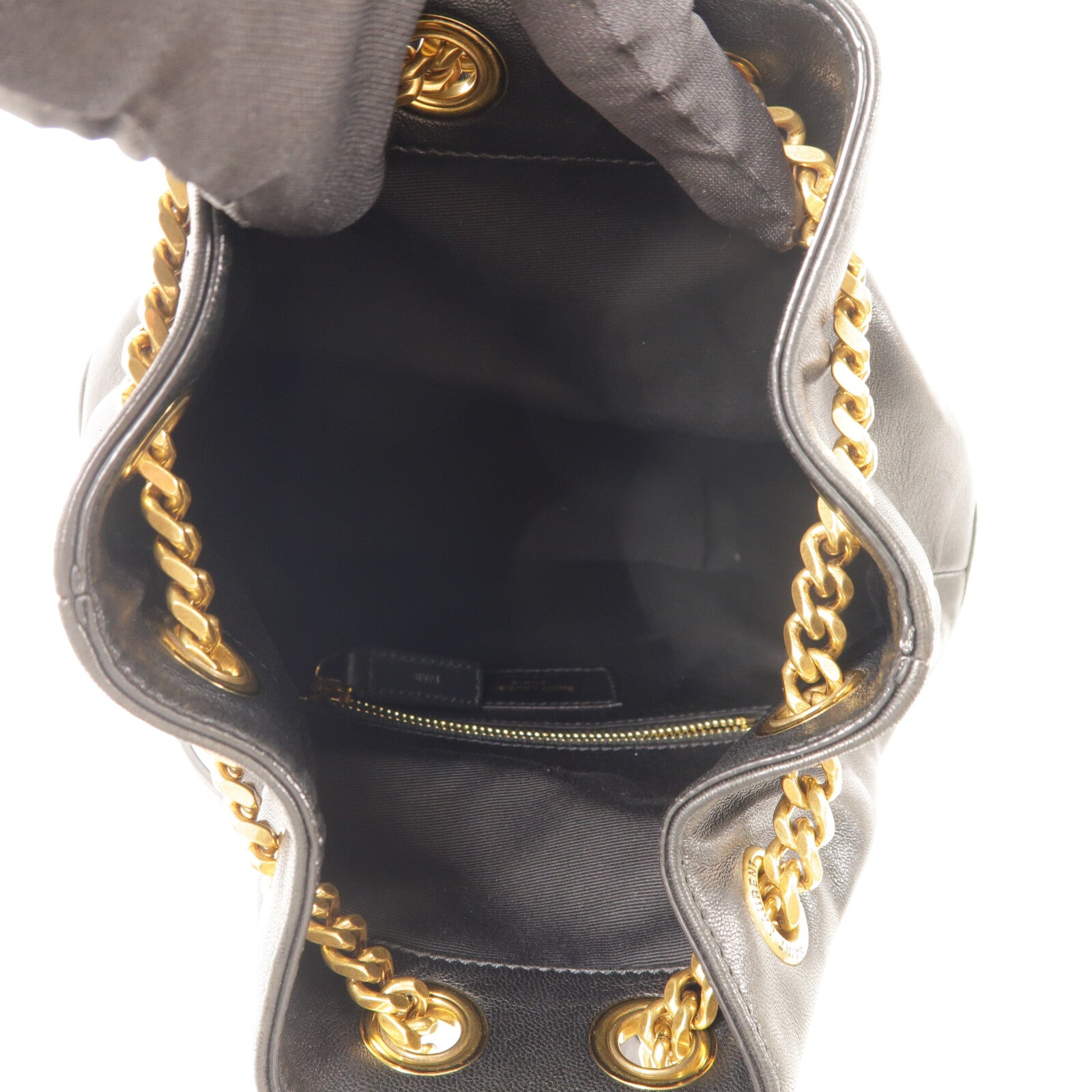 SAINT LAURENT 牛皮/麂皮皮革Jamie Backpack背包