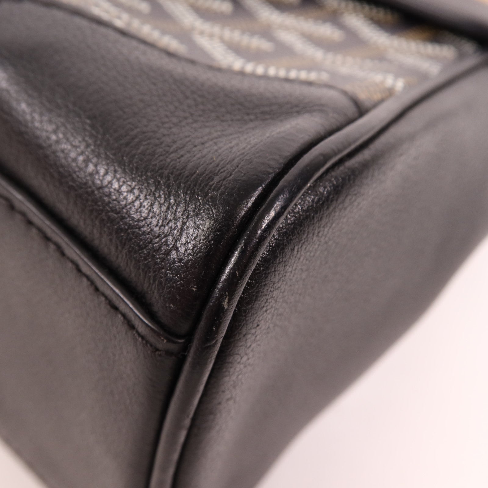 GOYARD 塗層帆布Saigon Souple Mini銀扣手挽肩背兩用袋