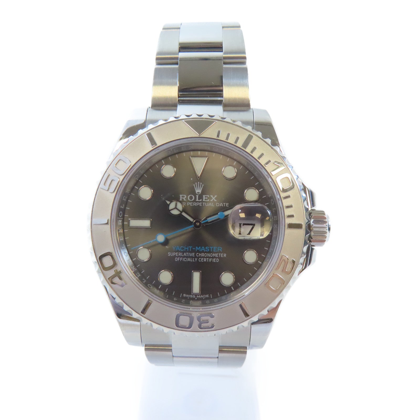 ROLEX Yacht Master 40不鏽鋼手錶自動機芯銀色