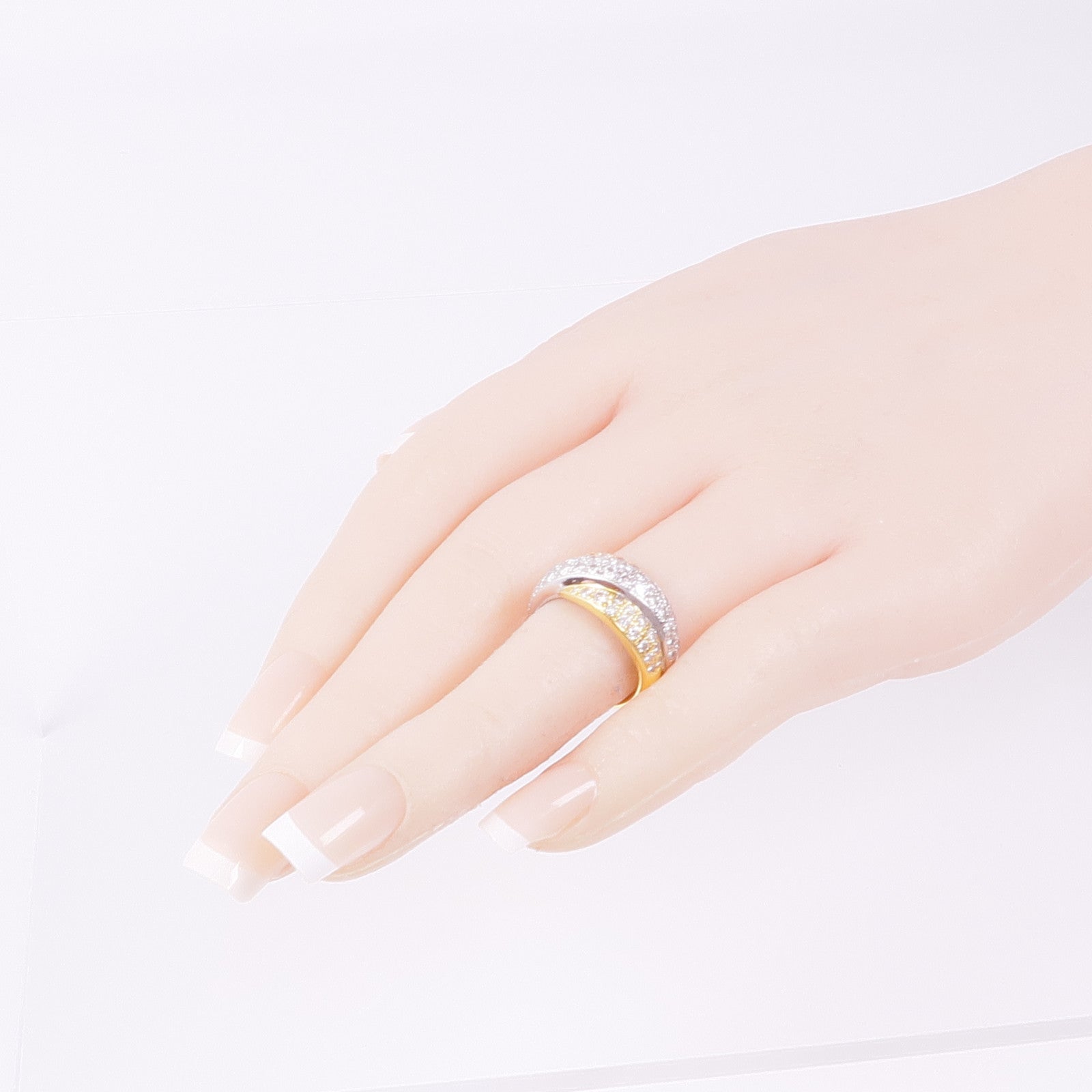 JEWELRY 18K黃金/白金/玫瑰金Diamond Ring鑽石戒指US#5.5