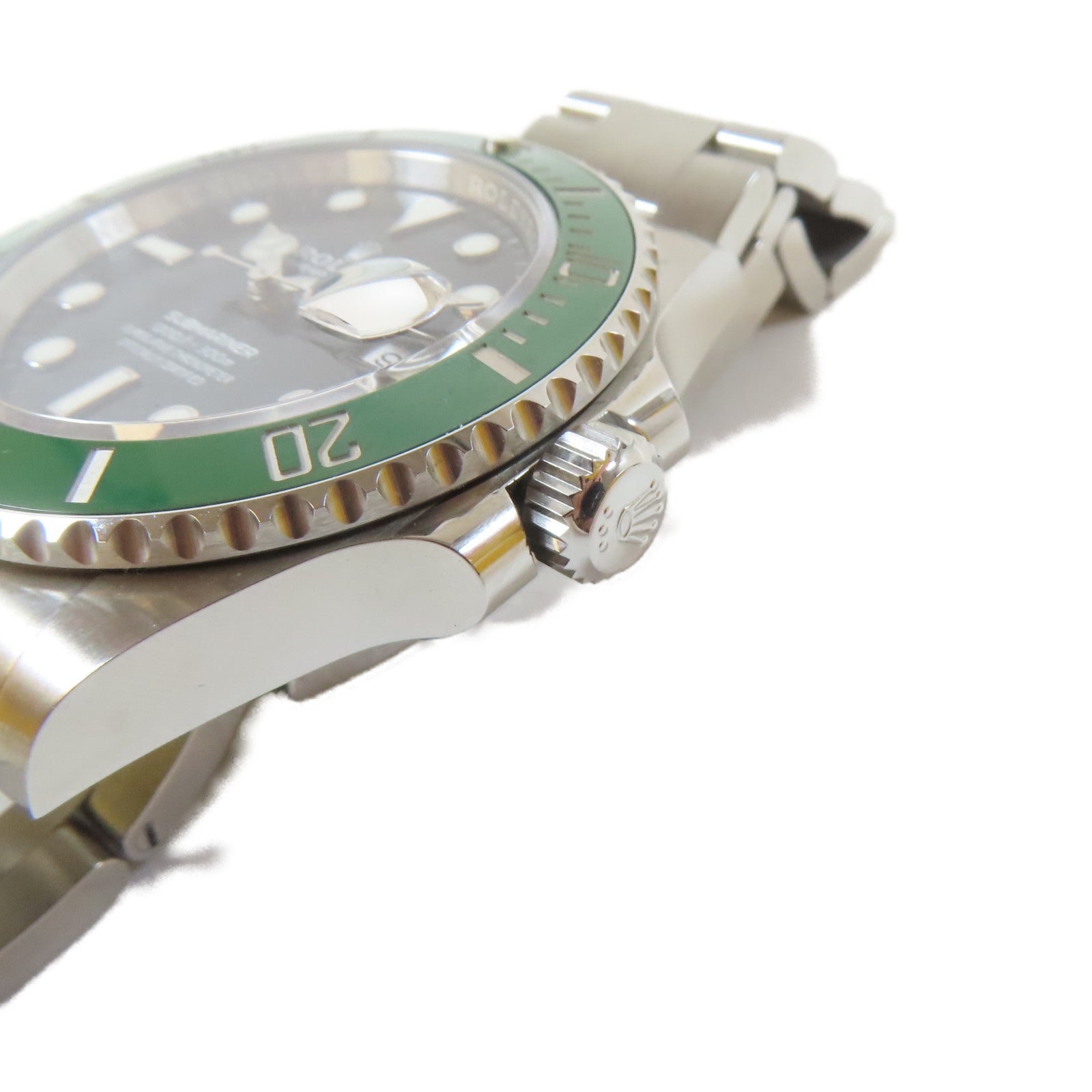 ROLEX Submarinar Date 不鏽鋼手錶自動機芯黑色/綠色