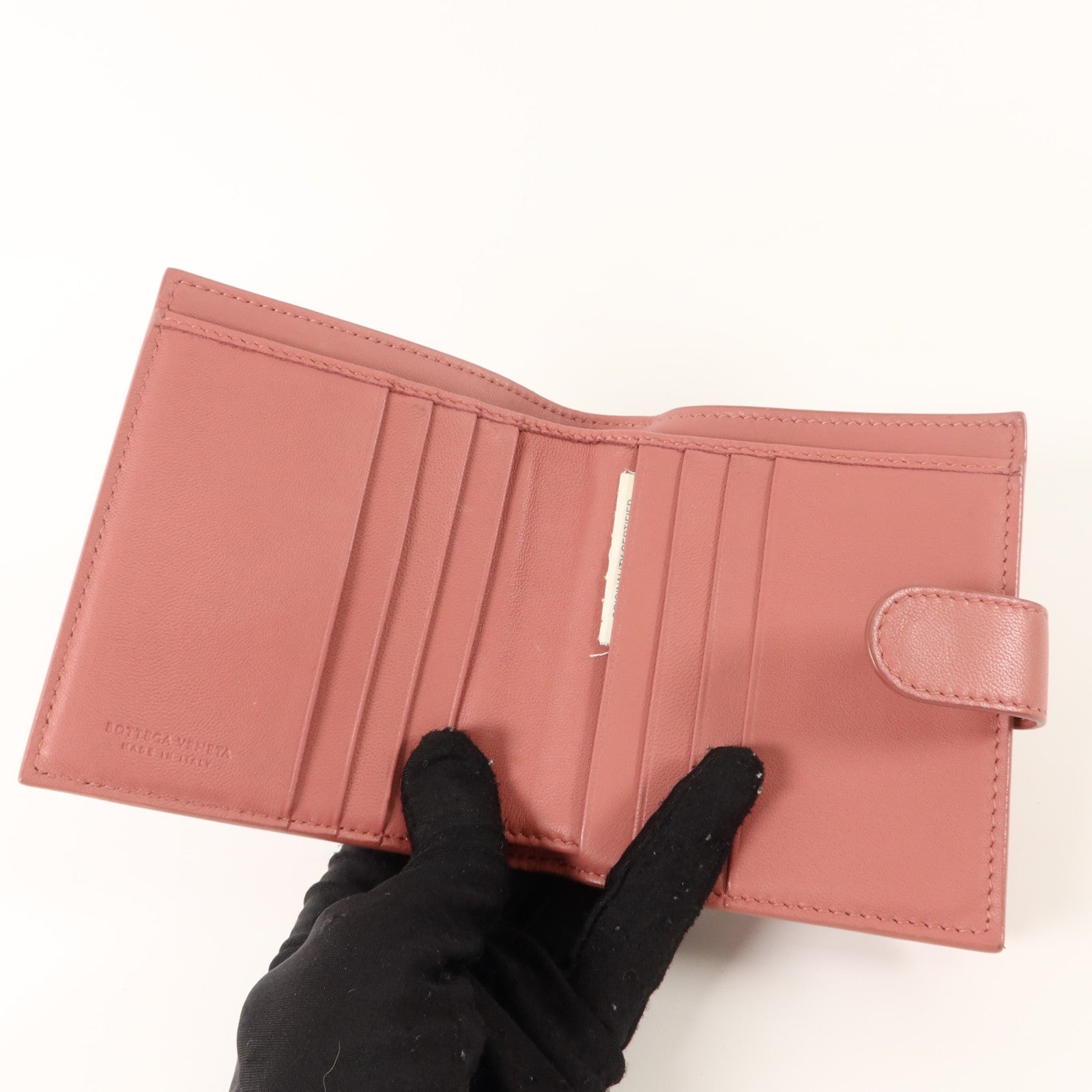 BOTTEGA VENETA 羊皮皮革Bifold Wallet錢包