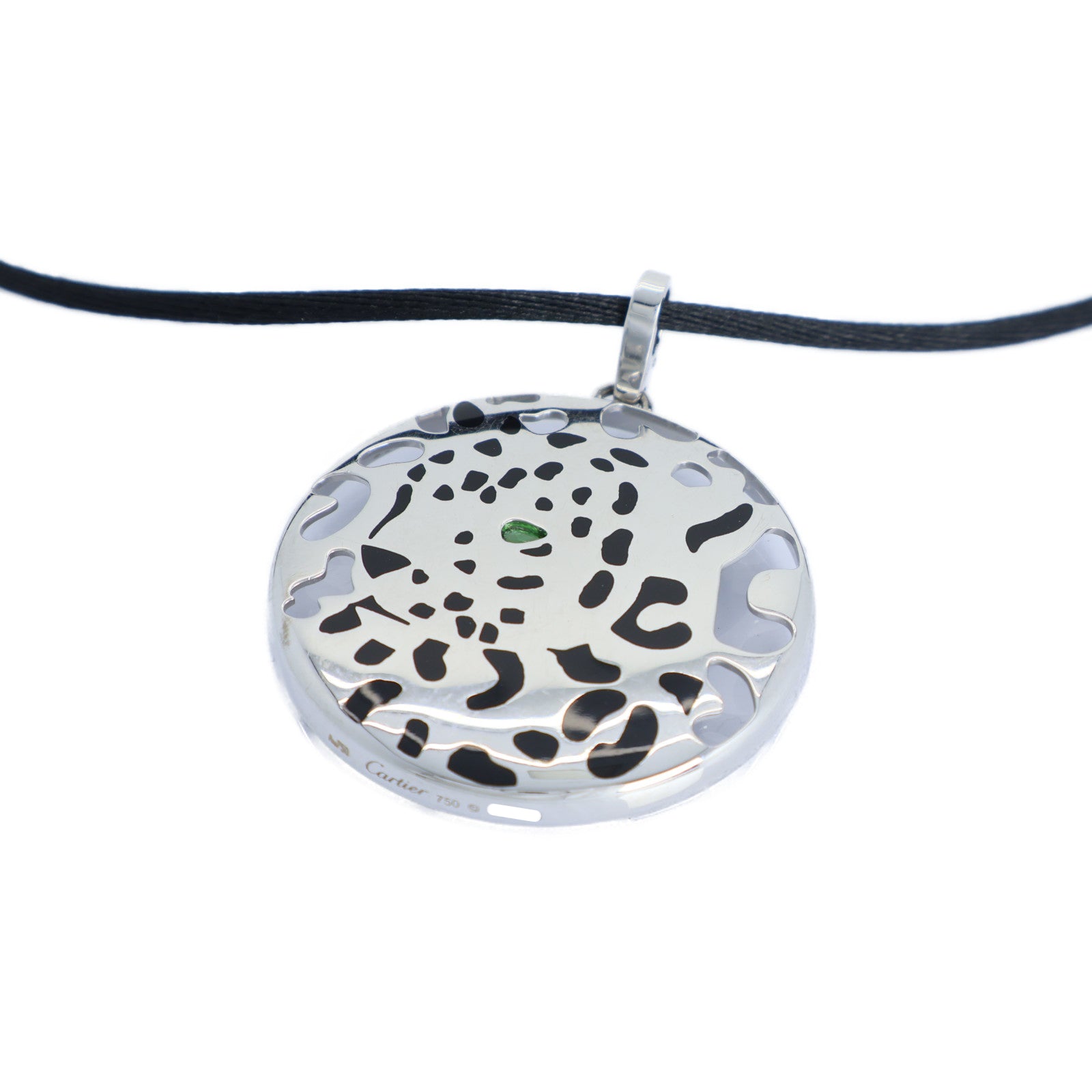 CARTIER 18K白金Panthere de Cartier項鍊