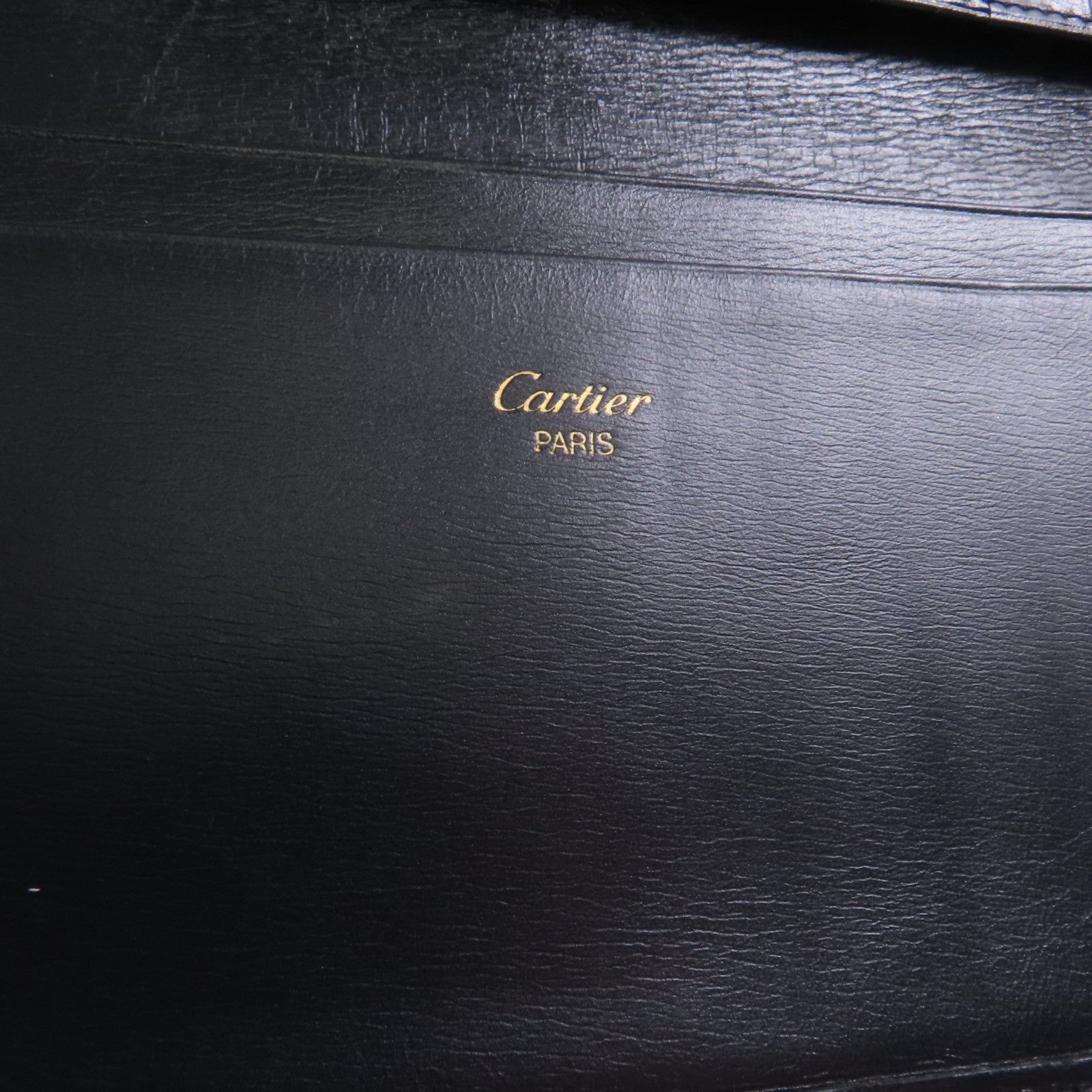 CARTIER 皮革Long Wallet金扣長錢包