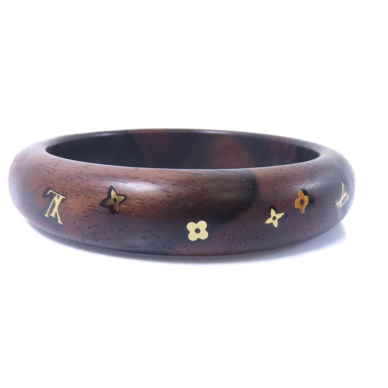 LOUIS VUITTON 木質Sylvanian Bangle/Bracelet手鐲深啡色