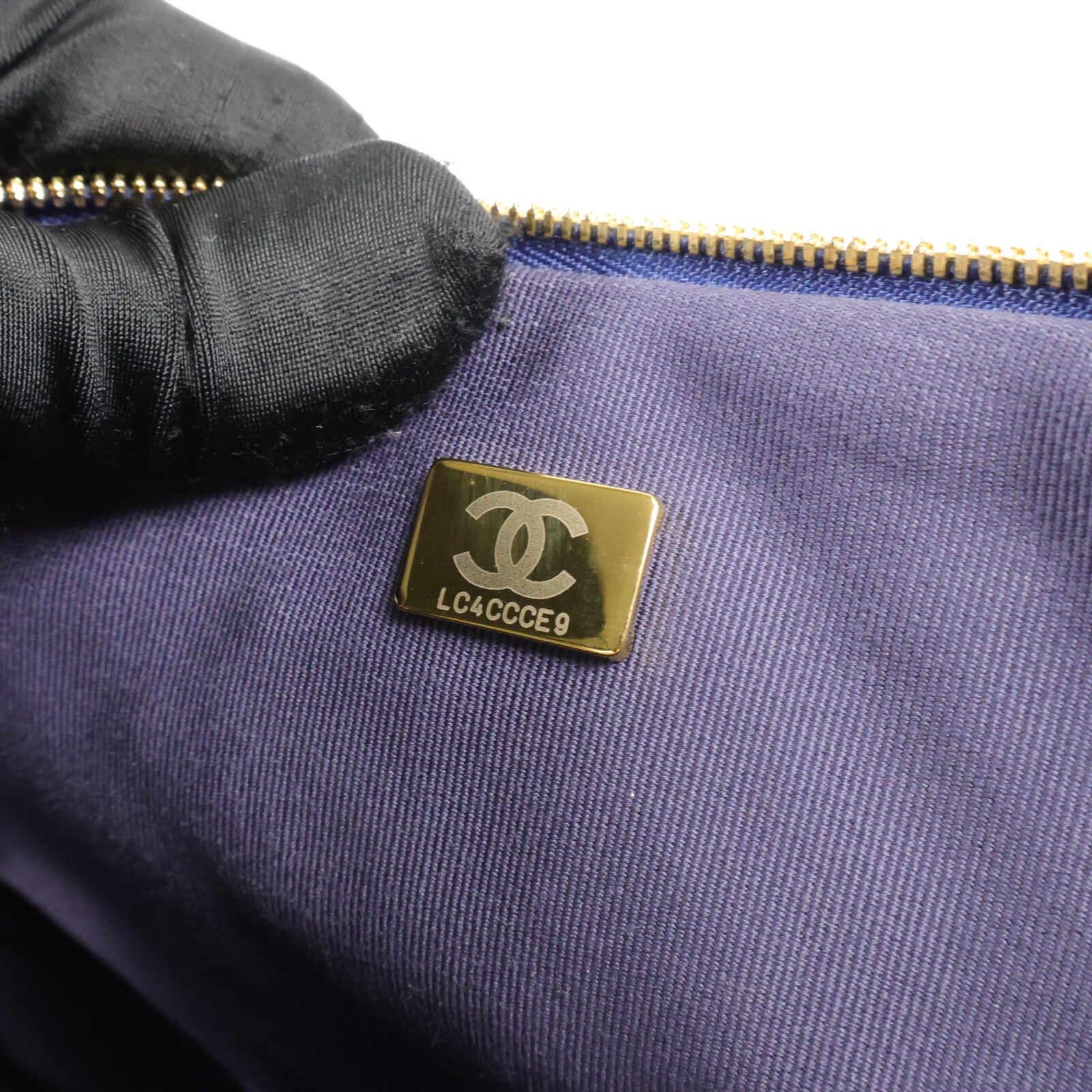 CHANEL 牛皮皮革Bowling Bag鏈帶手挽肩背兩用袋