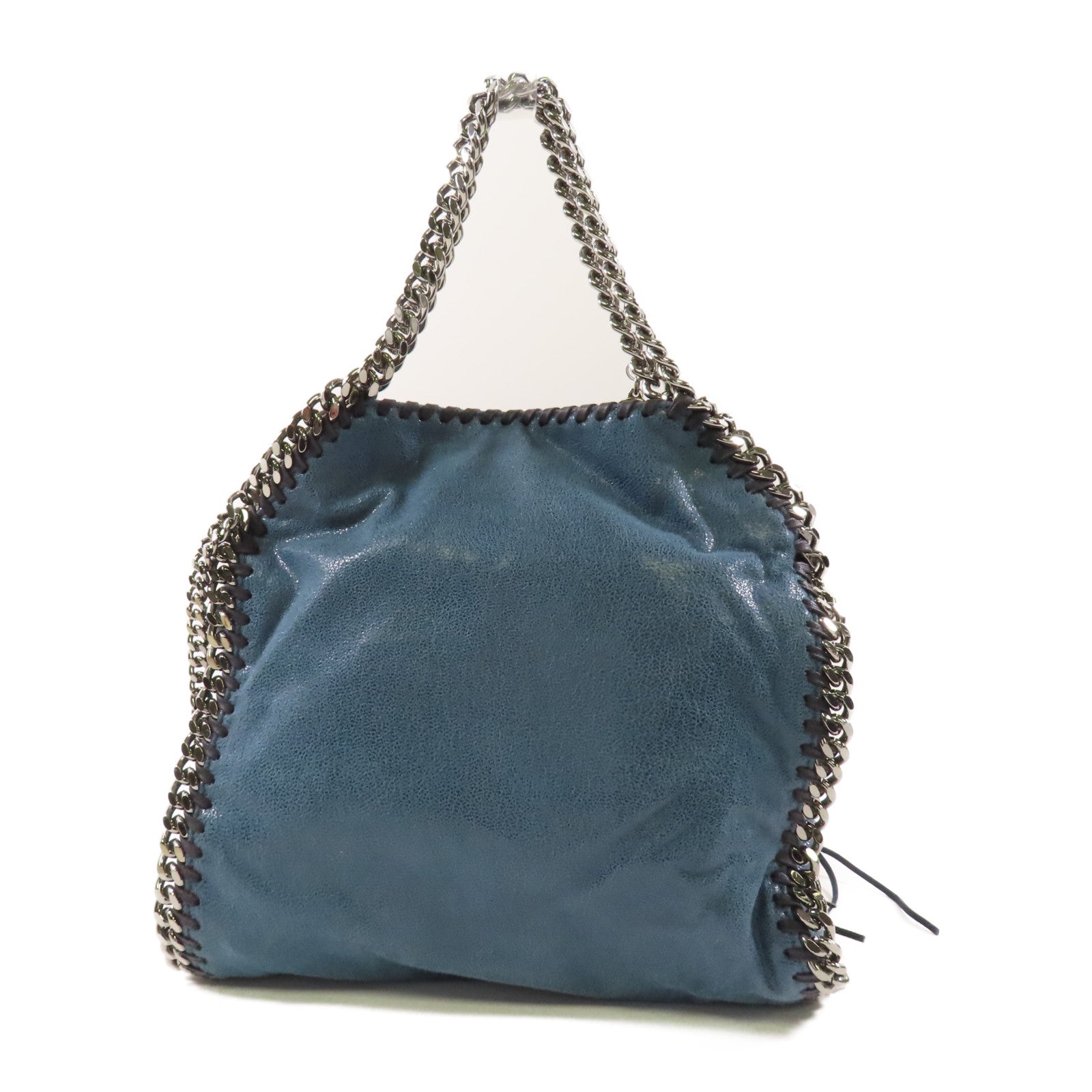 SELECTION 聚酯纖維Shoulder Bag銀扣鏈帶手挽肩背兩用袋