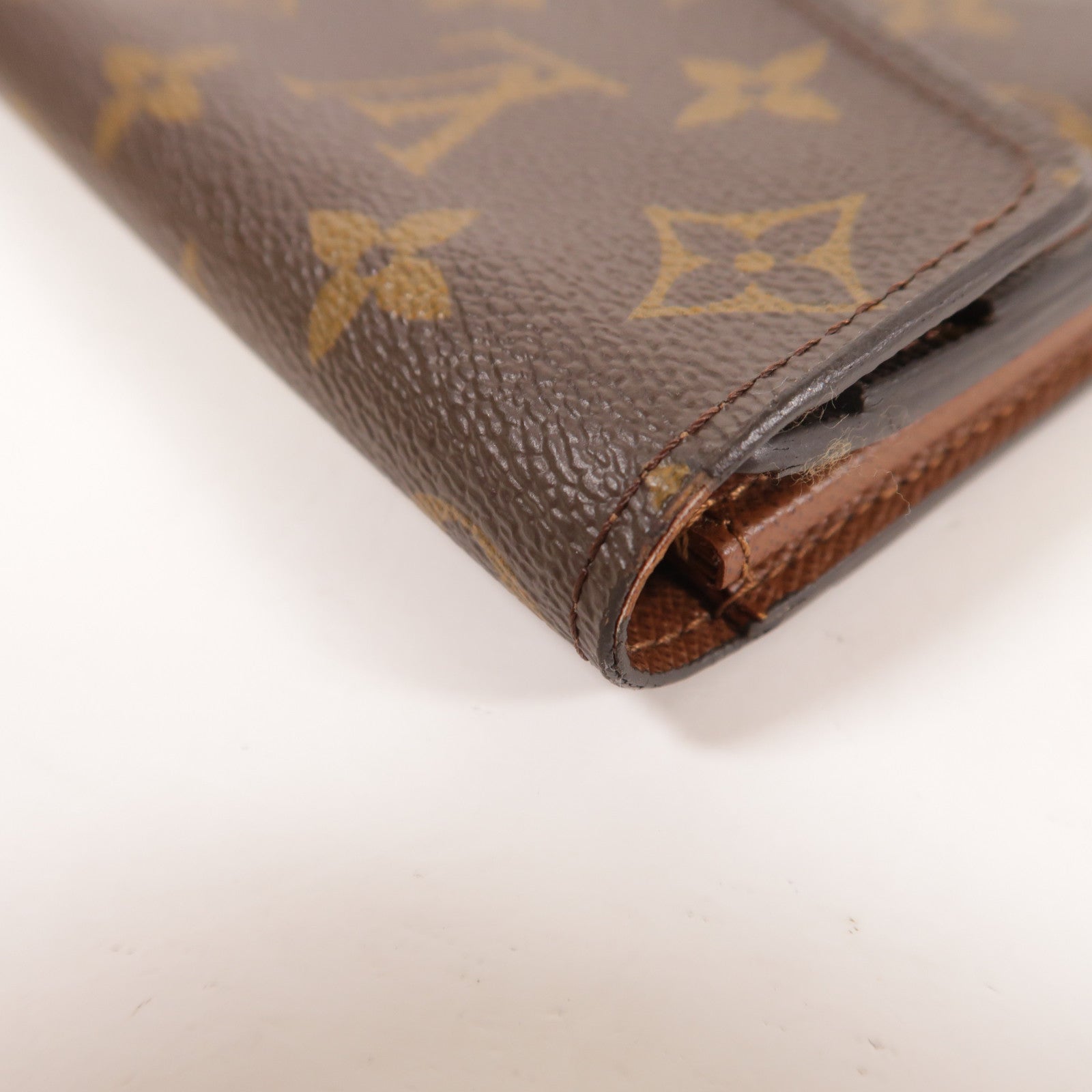 LOUIS VUITTON Monogram Long Wallet金扣長錢包