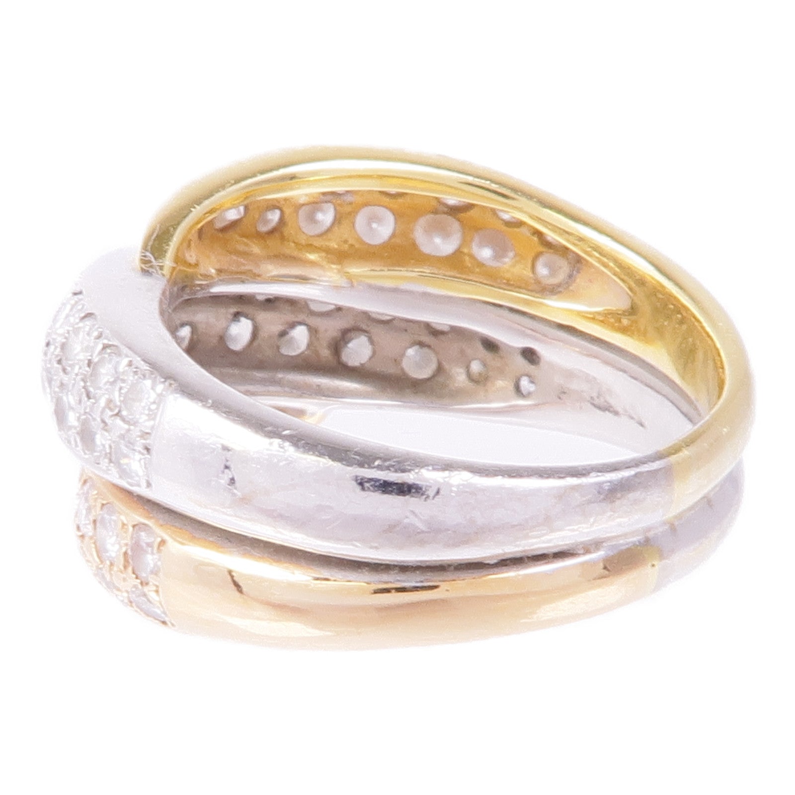 JEWELRY 18K黃金/白金/玫瑰金Diamond Ring鑽石戒指US#5.5