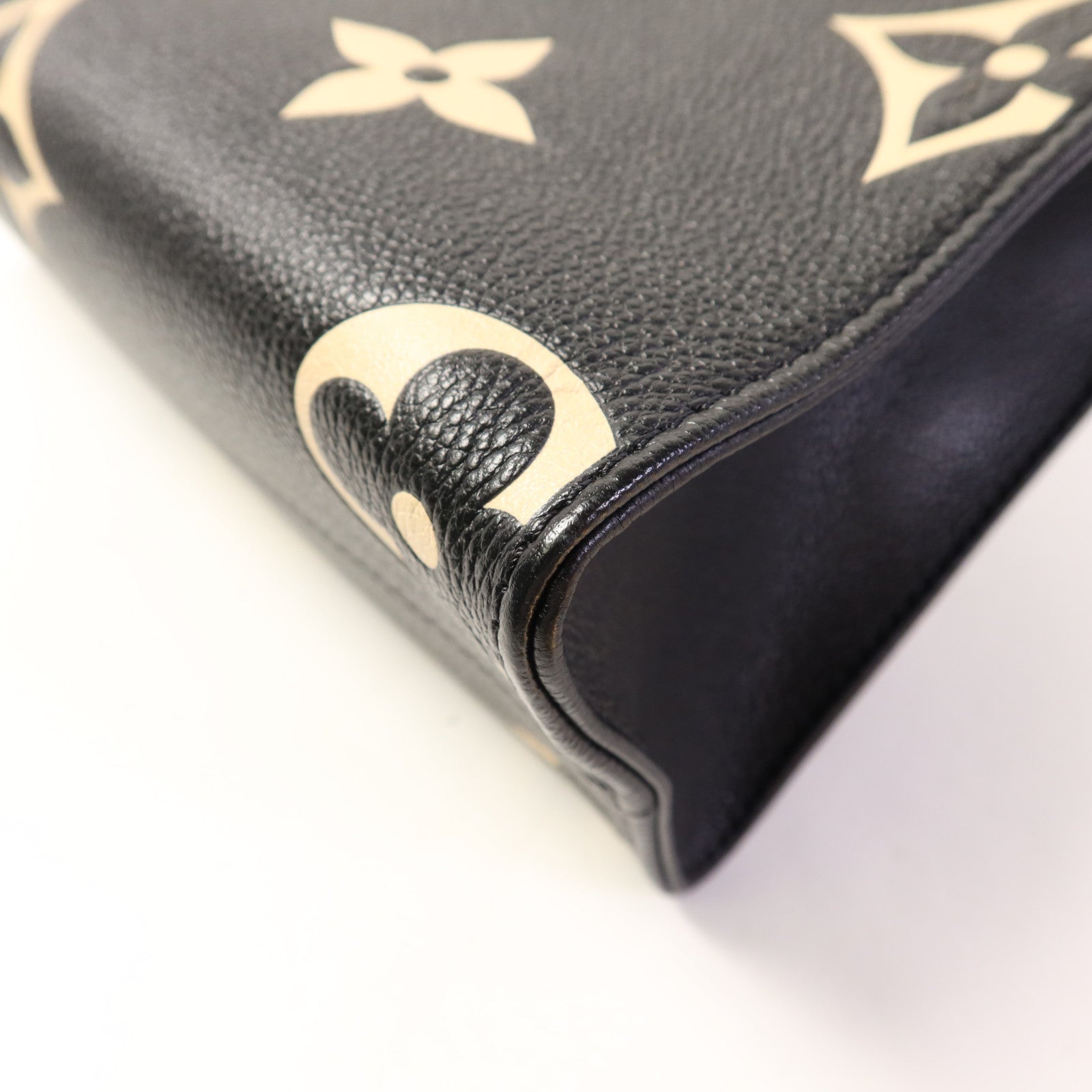 LOUIS VUITTON Monogram Empreinte On The Go PM金扣手挽肩背兩用袋