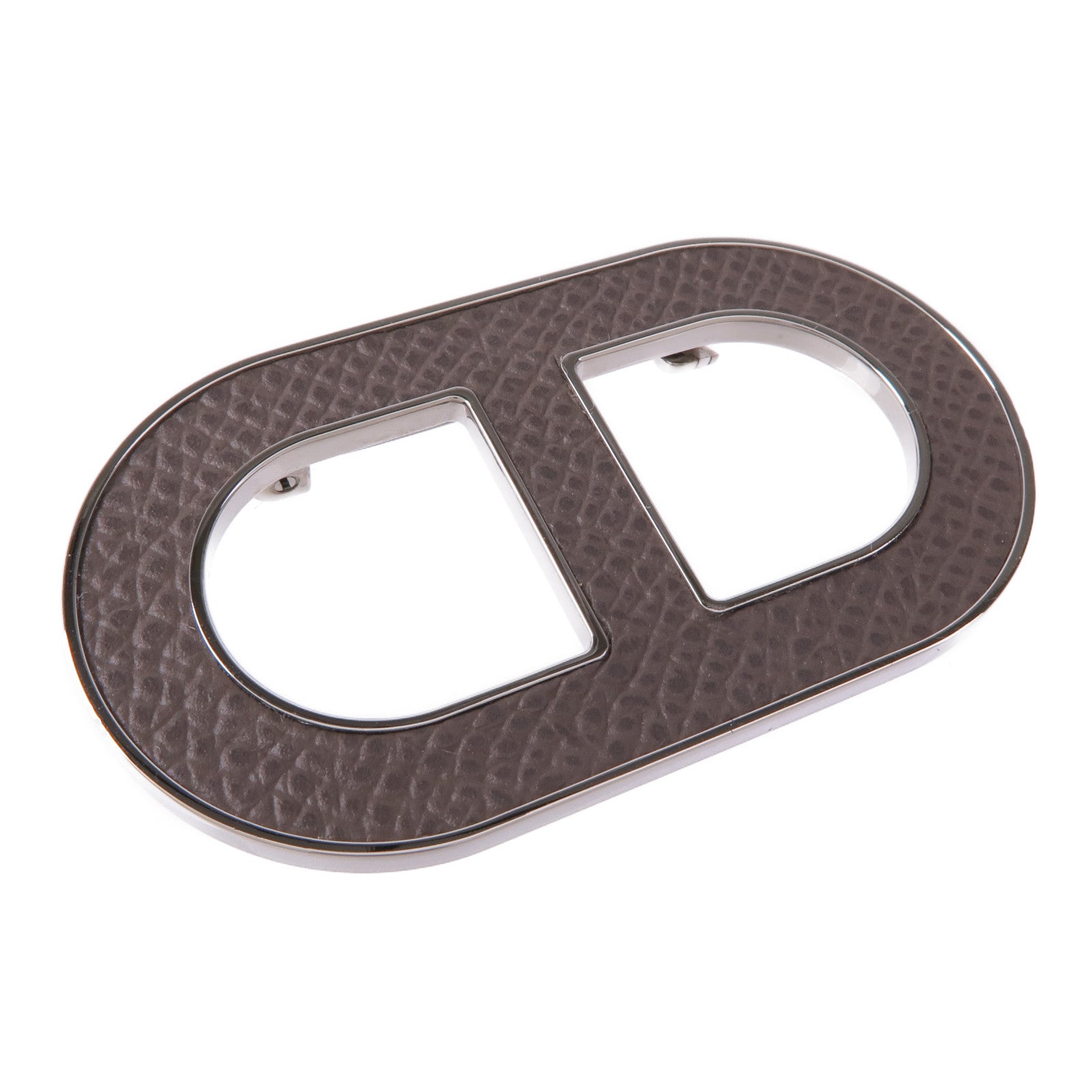 HERMES 皮革/金屬Chaine Dancre Brooch胸針