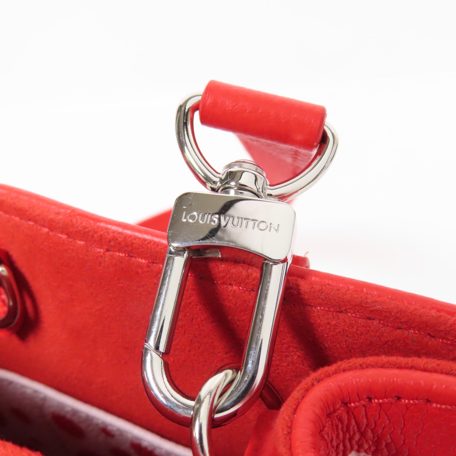 LOUIS VUITTON 【激減優惠】Monogram Empreinte Yayoi Kusama On The Go PM銀扣手挽肩背兩用袋