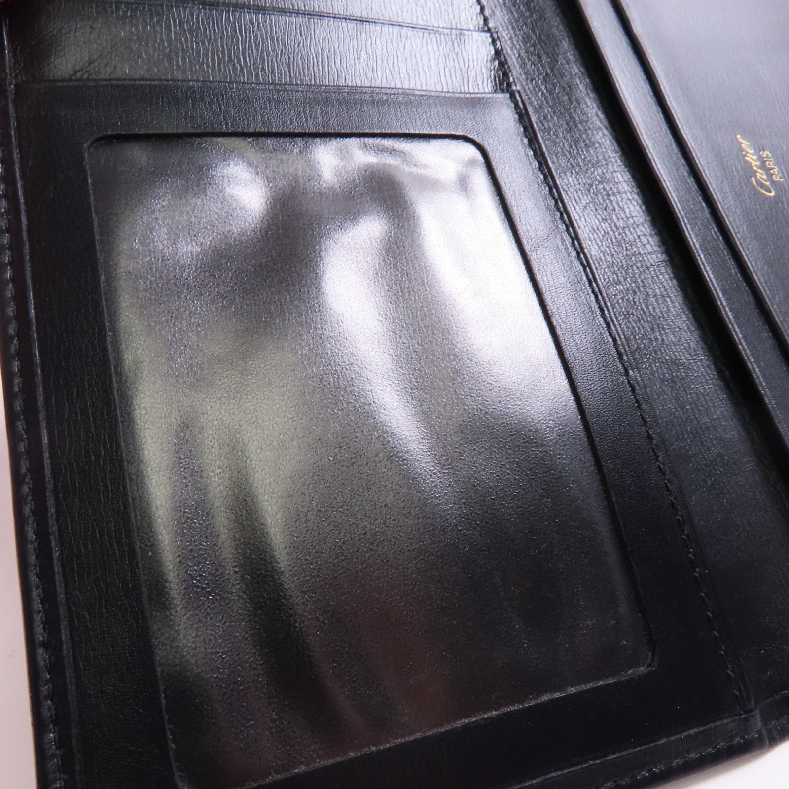 CARTIER 皮革Long Wallet金扣長錢包