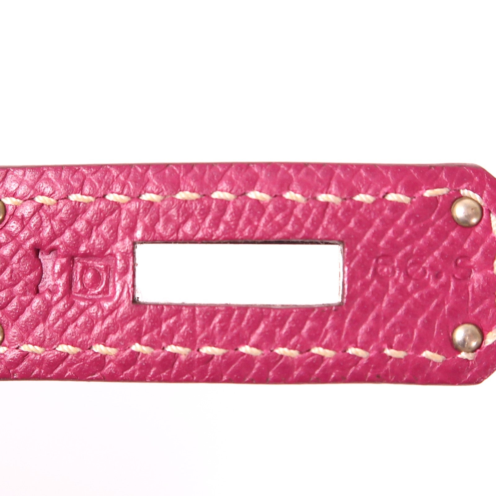 HERMES Epsom皮革Kelly 32銀扣手挽肩背兩用袋Tosca