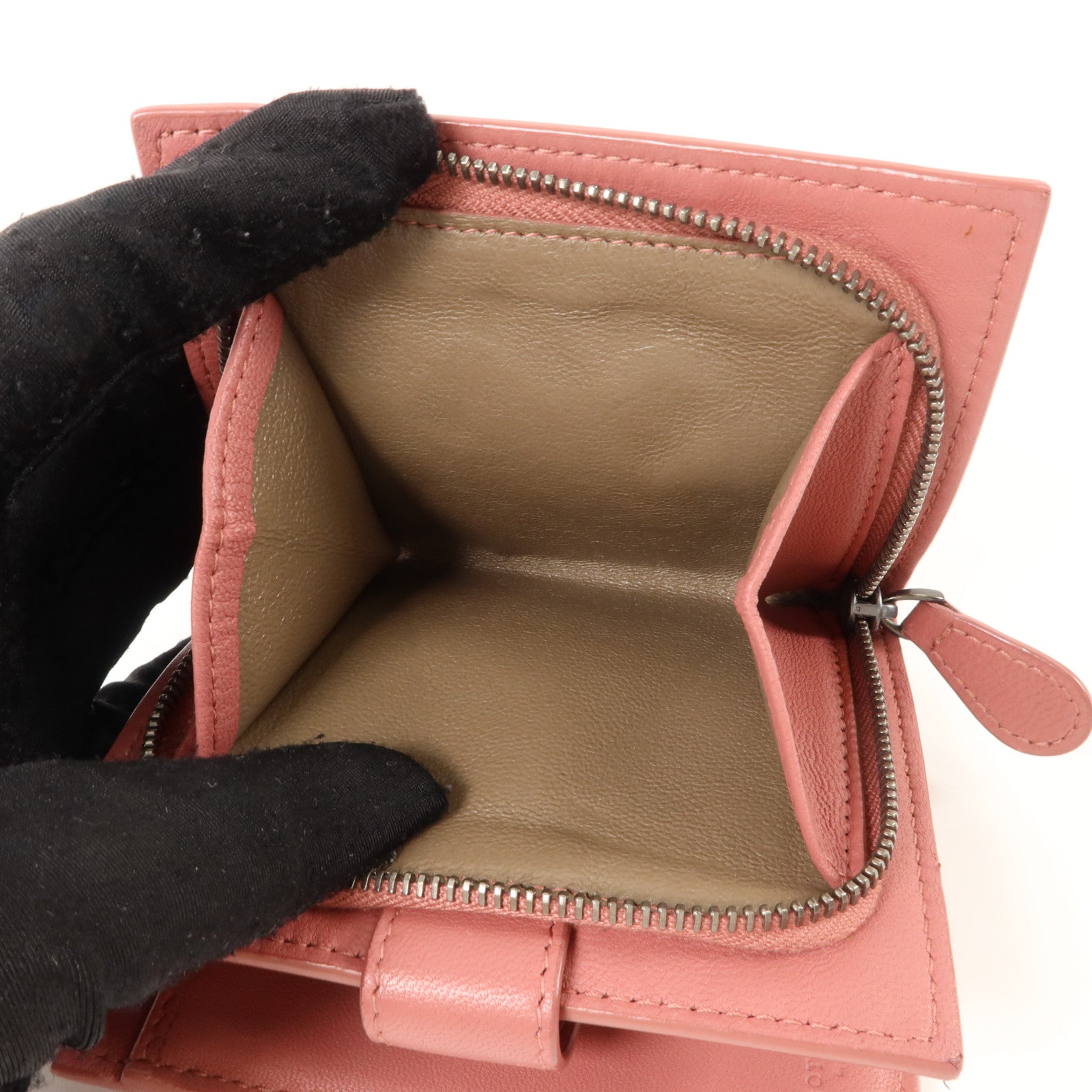 BOTTEGA VENETA 羊皮皮革Bifold Wallet錢包