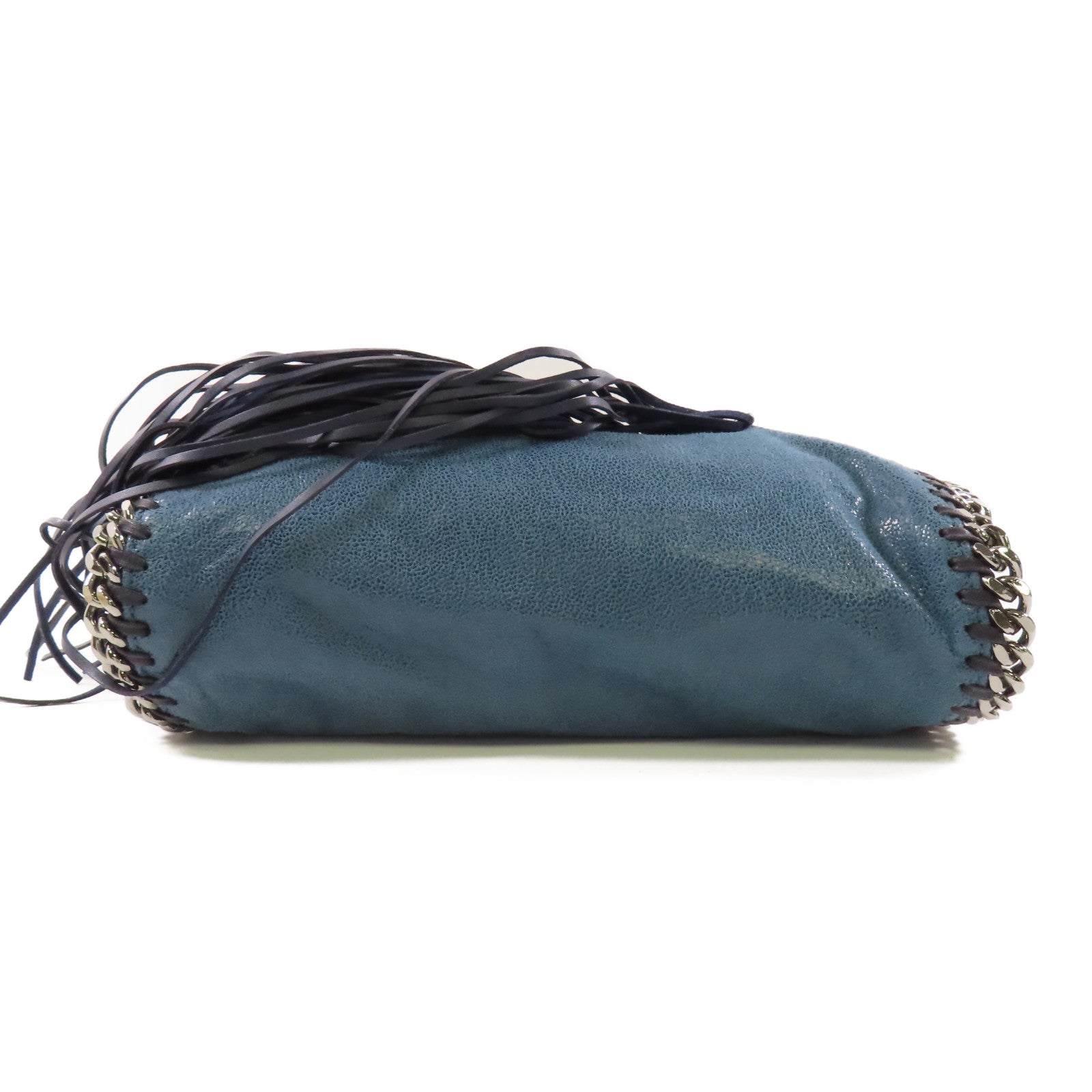 SELECTION 聚酯纖維Shoulder Bag銀扣鏈帶手挽肩背兩用袋