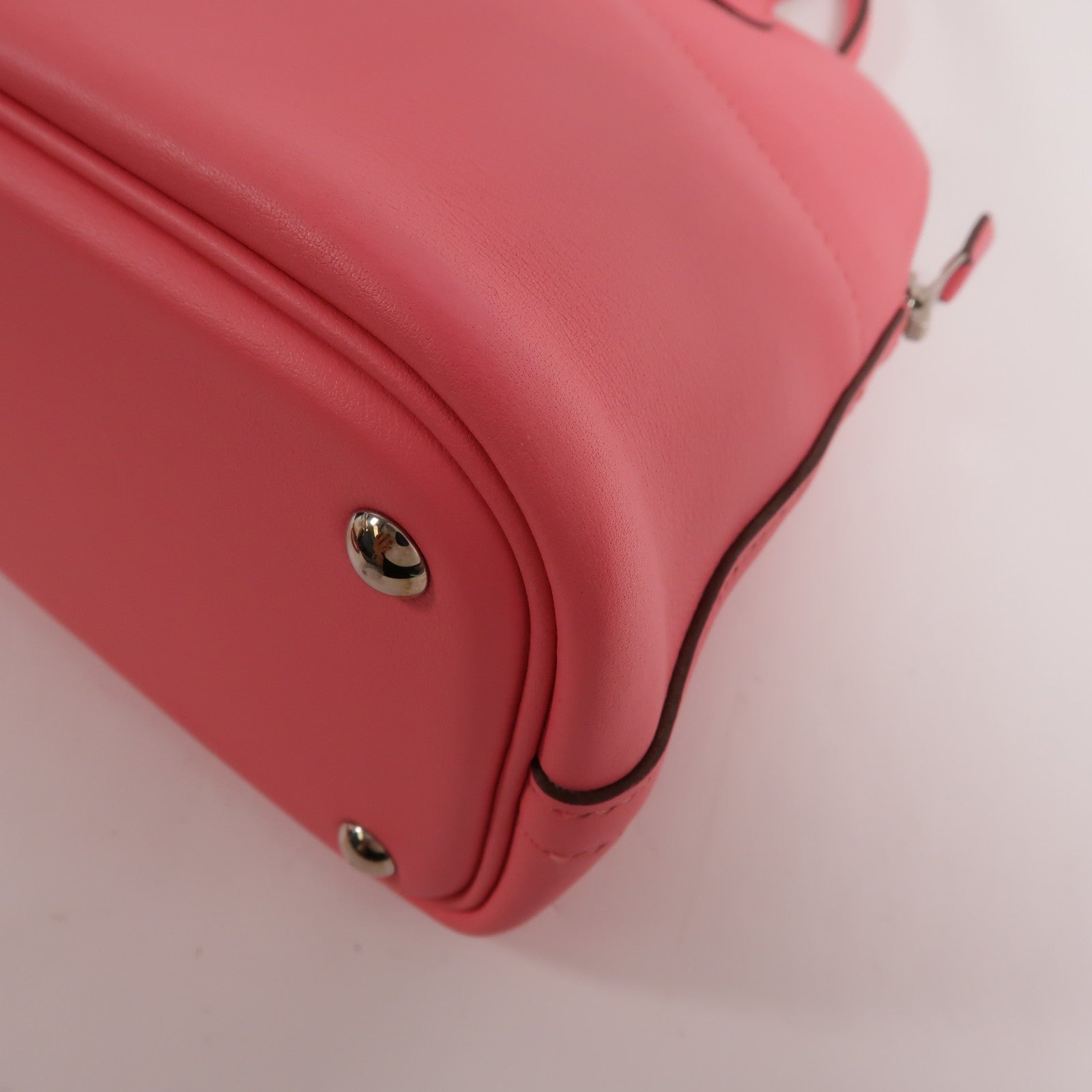 HERMES Swift皮革Bolide 27手挽肩背兩用袋Rose Azalee