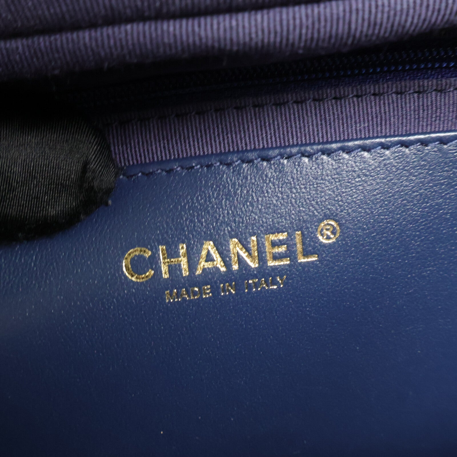 CHANEL 牛皮皮革Bowling Bag鏈帶手挽肩背兩用袋