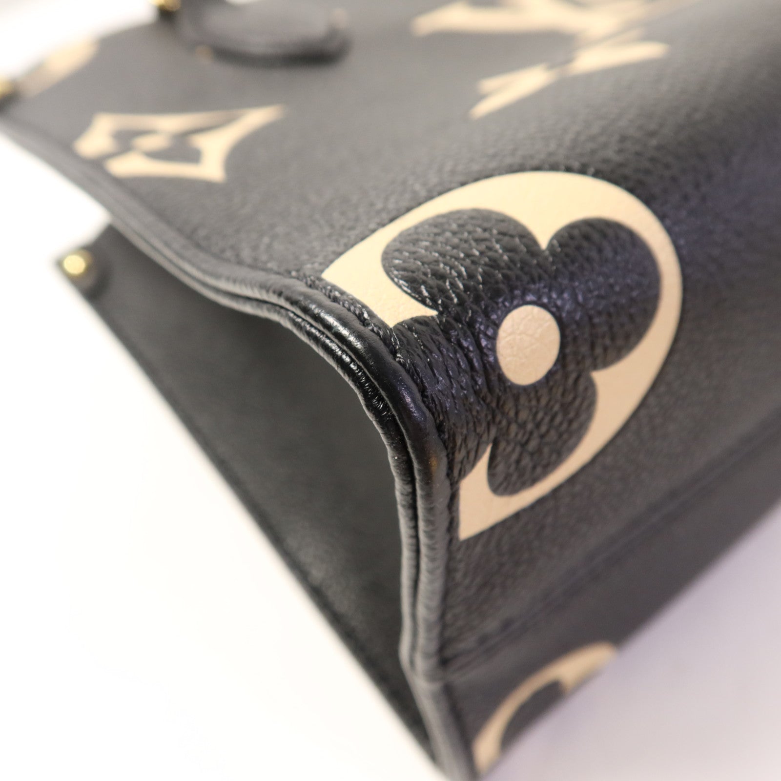LOUIS VUITTON Monogram Empreinte On The Go PM金扣手挽肩背兩用袋