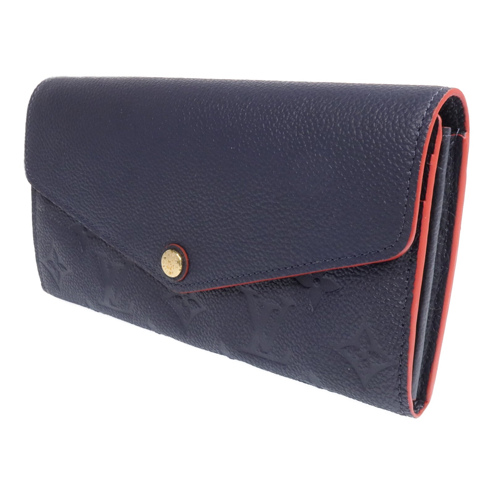 LOUIS VUITTON Monogram Empreinte Sarah金扣長錢包