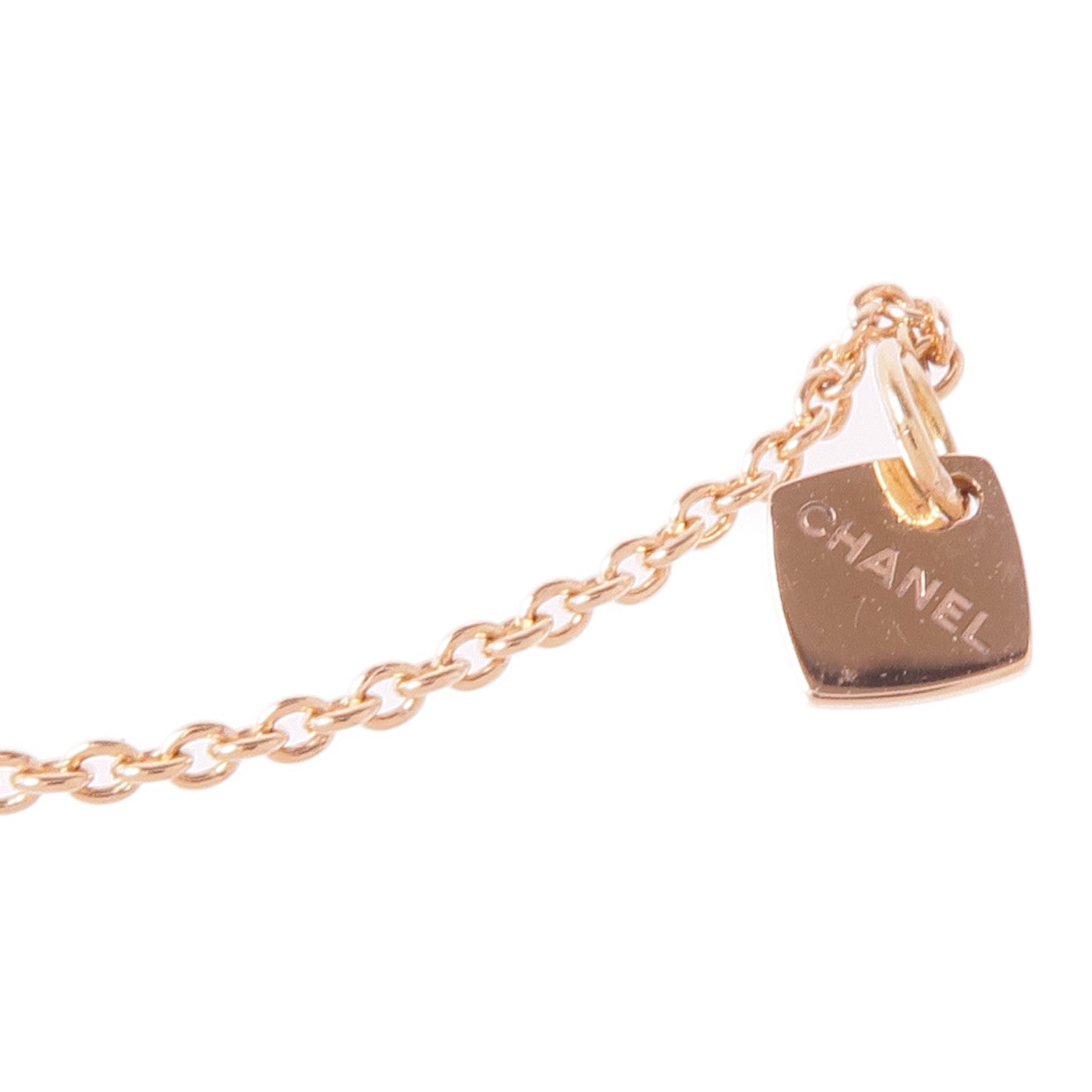 CHANEL 18K玫瑰金Co Co Crush項鍊