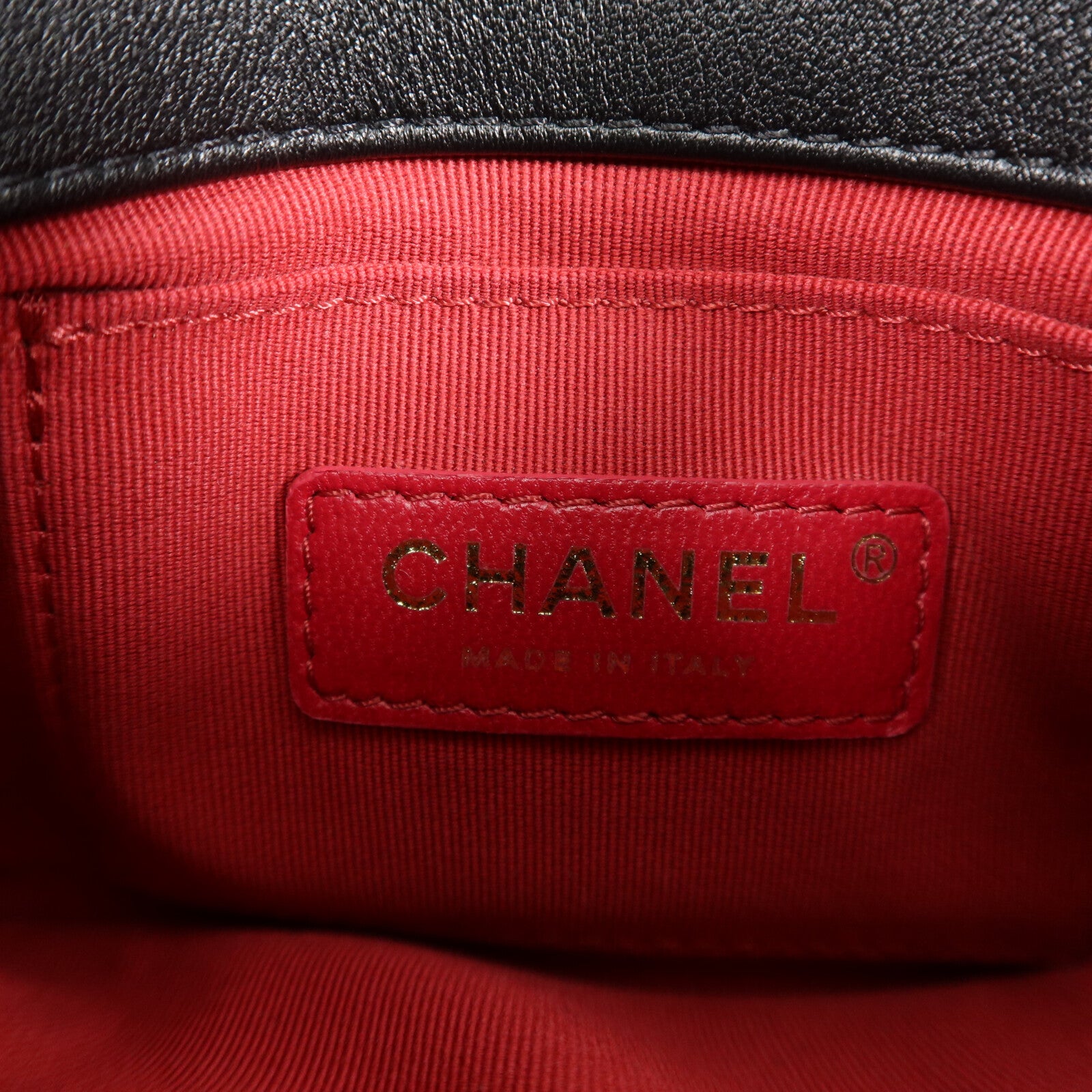 CHANEL 牛皮皮革Minimatelasse Chain手挽肩背兩用袋