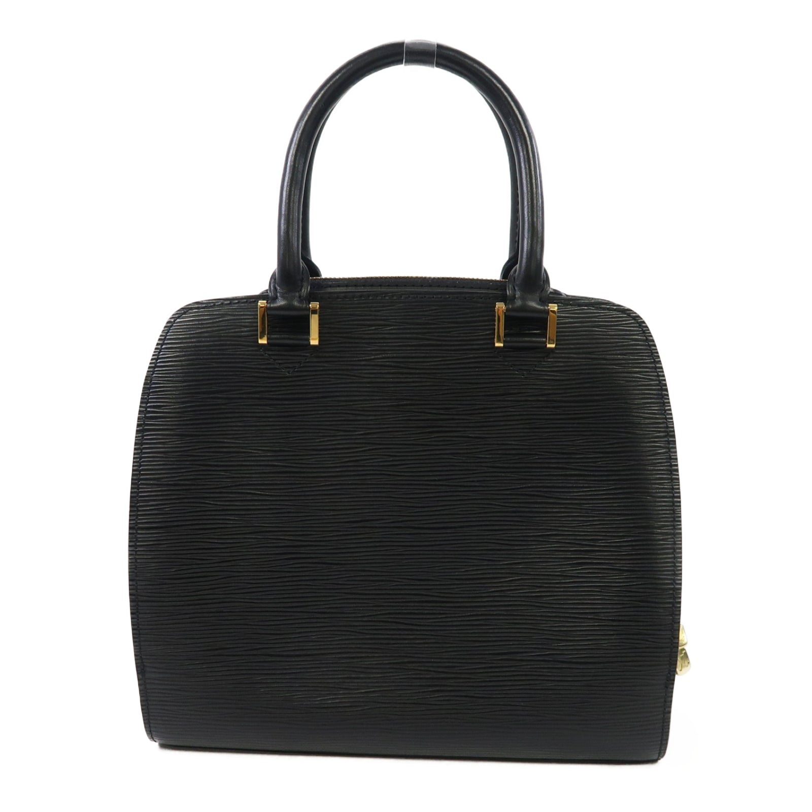 LOUIS VUITTON Epi皮革Pont Neuf金扣手挽袋黑色
