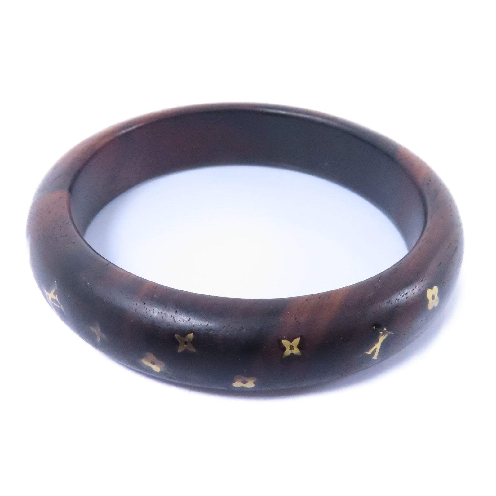 LOUIS VUITTON 木質Sylvanian Bangle/Bracelet手鐲深啡色