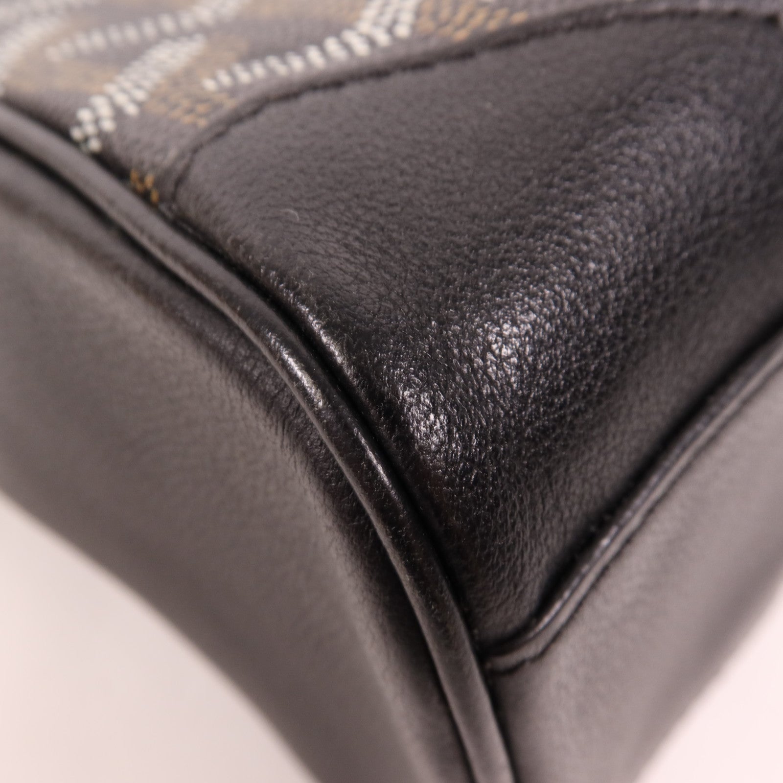 GOYARD 塗層帆布Saigon Souple Mini銀扣手挽肩背兩用袋