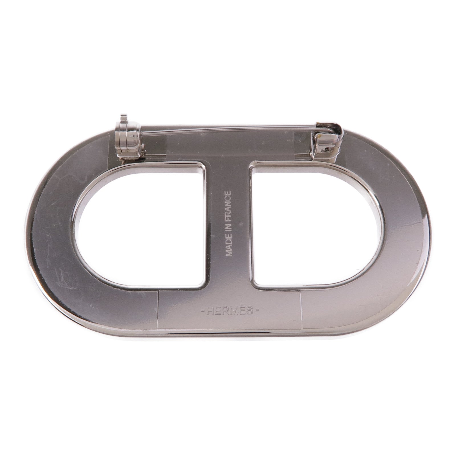 HERMES 皮革/金屬Chaine Dancre Brooch胸針