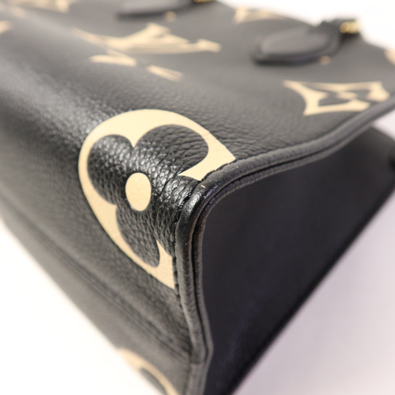 LOUIS VUITTON Monogram Empreinte On The Go PM金扣手挽肩背兩用袋