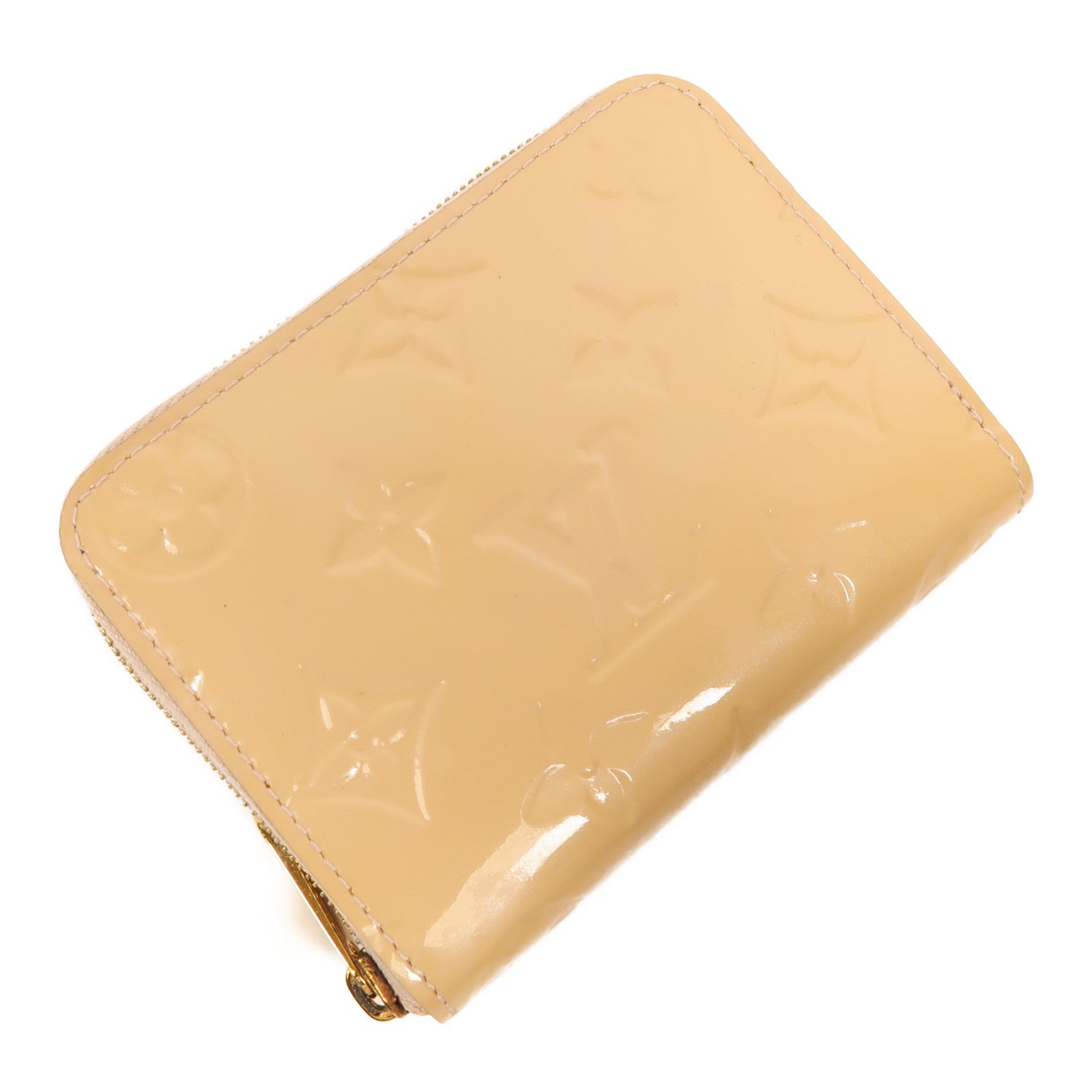 LOUIS VUITTON Monogram Vernis Zippy Coin Purse金扣錢包