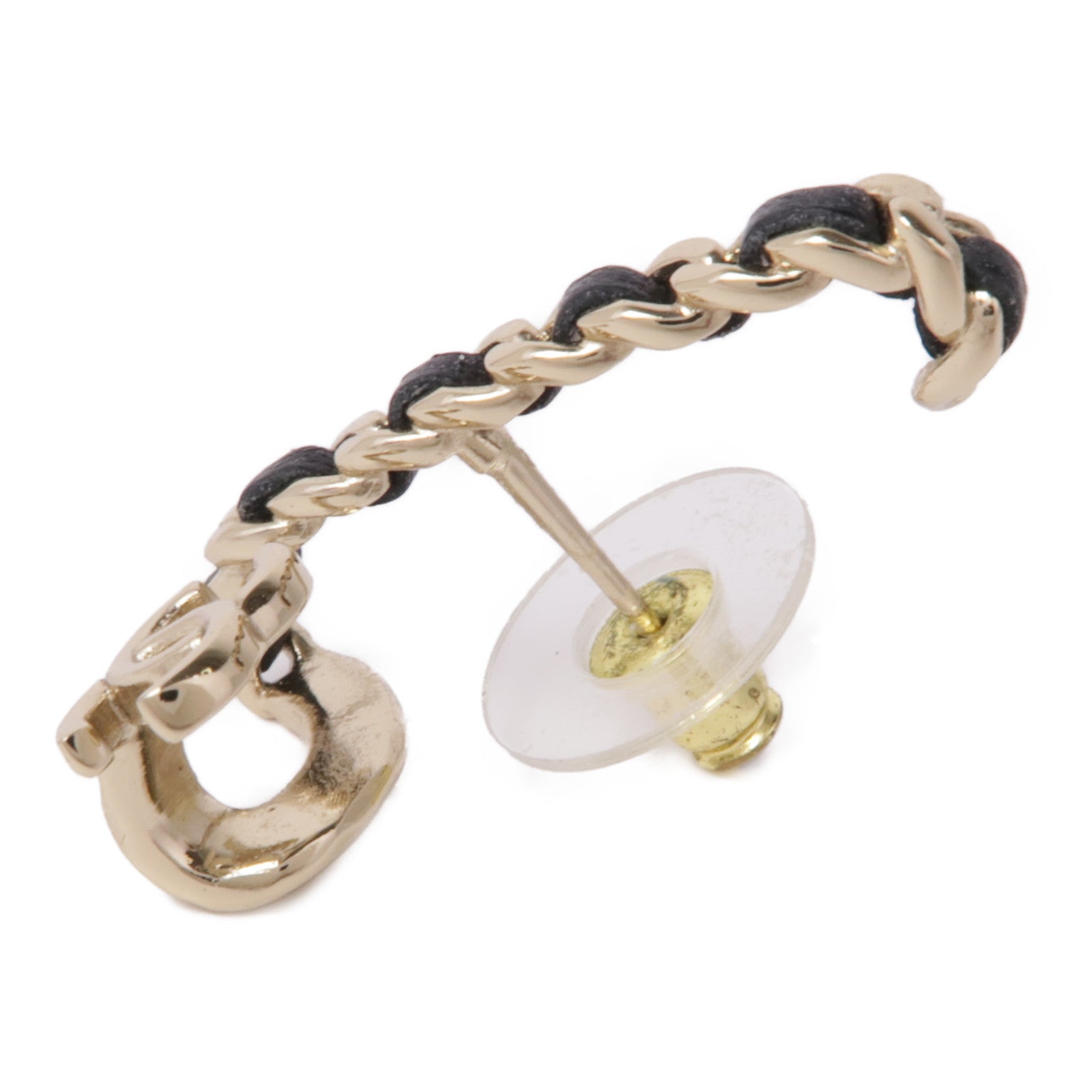 CHANEL 金屬/皮革Earring and Ear Cuff Set耳環/耳夾