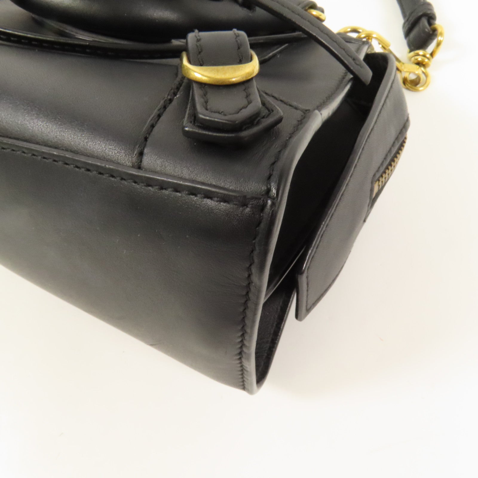 BALENCIAGA 牛皮皮革Mini Neo Classic City金扣手挽肩背兩用袋