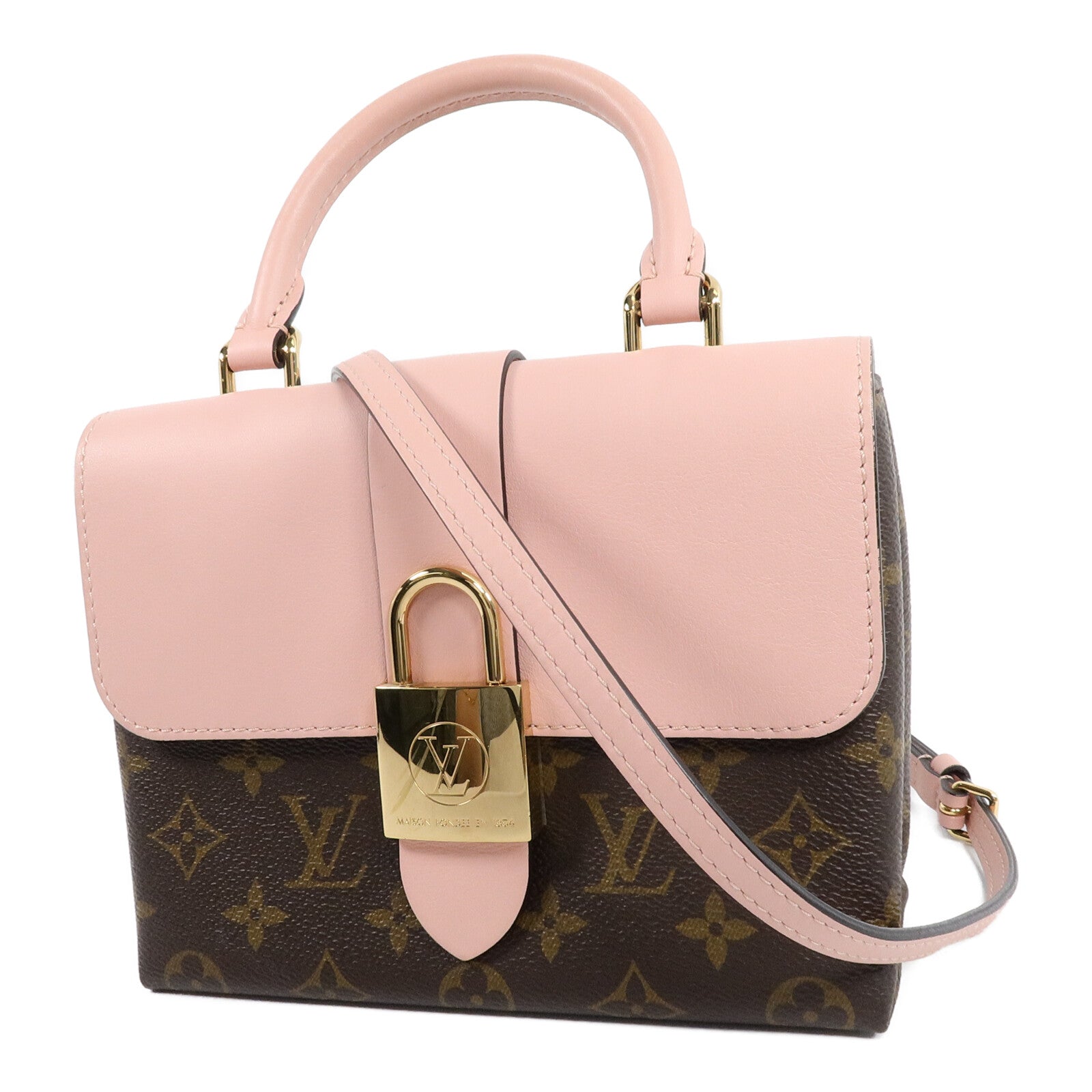 LOUIS VUITTON Monogram Locky BB手挽肩背兩用袋