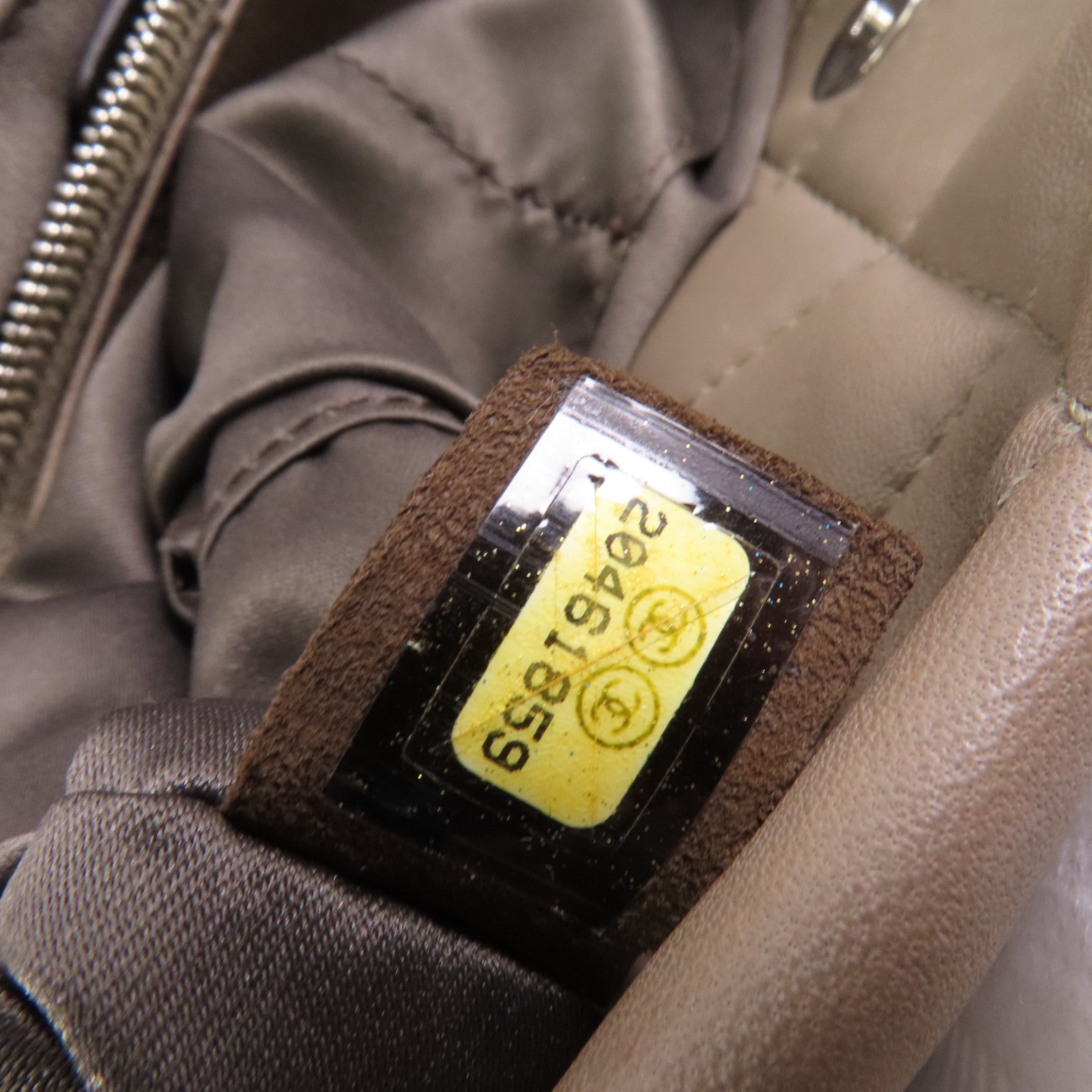 CHANEL 牛皮皮革Chain Shoulder銀扣鏈帶肩背袋