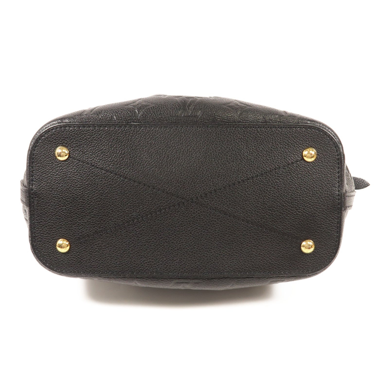 LOUIS VUITTON Monogram Empreinte Mazarine MM金扣手挽肩背兩用袋