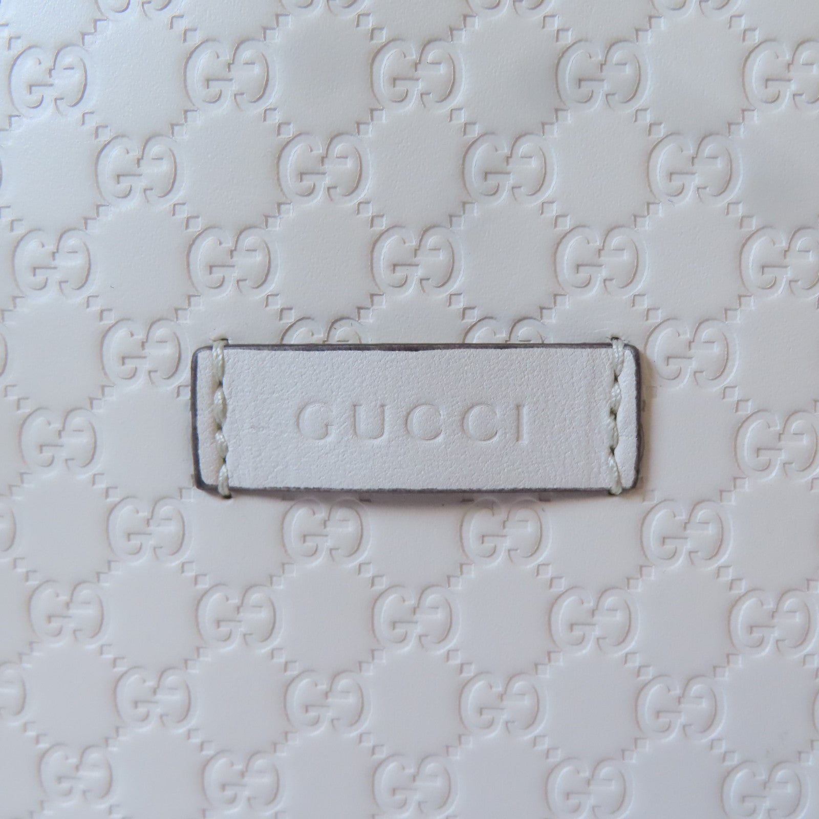 GUCCI 【激減優惠】皮革2 Way Shoulder Bag金扣手挽肩背兩用袋米色