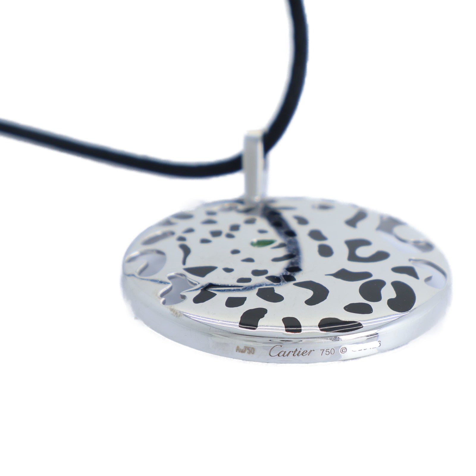 CARTIER 18K白金Panthere de Cartier項鍊