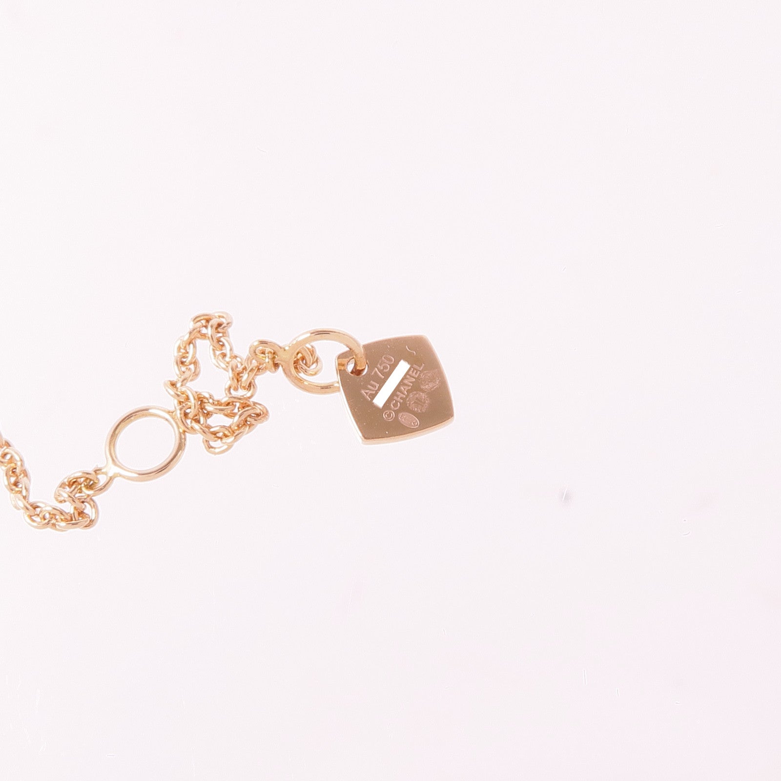 CHANEL 18K玫瑰金Co Co Crush項鍊