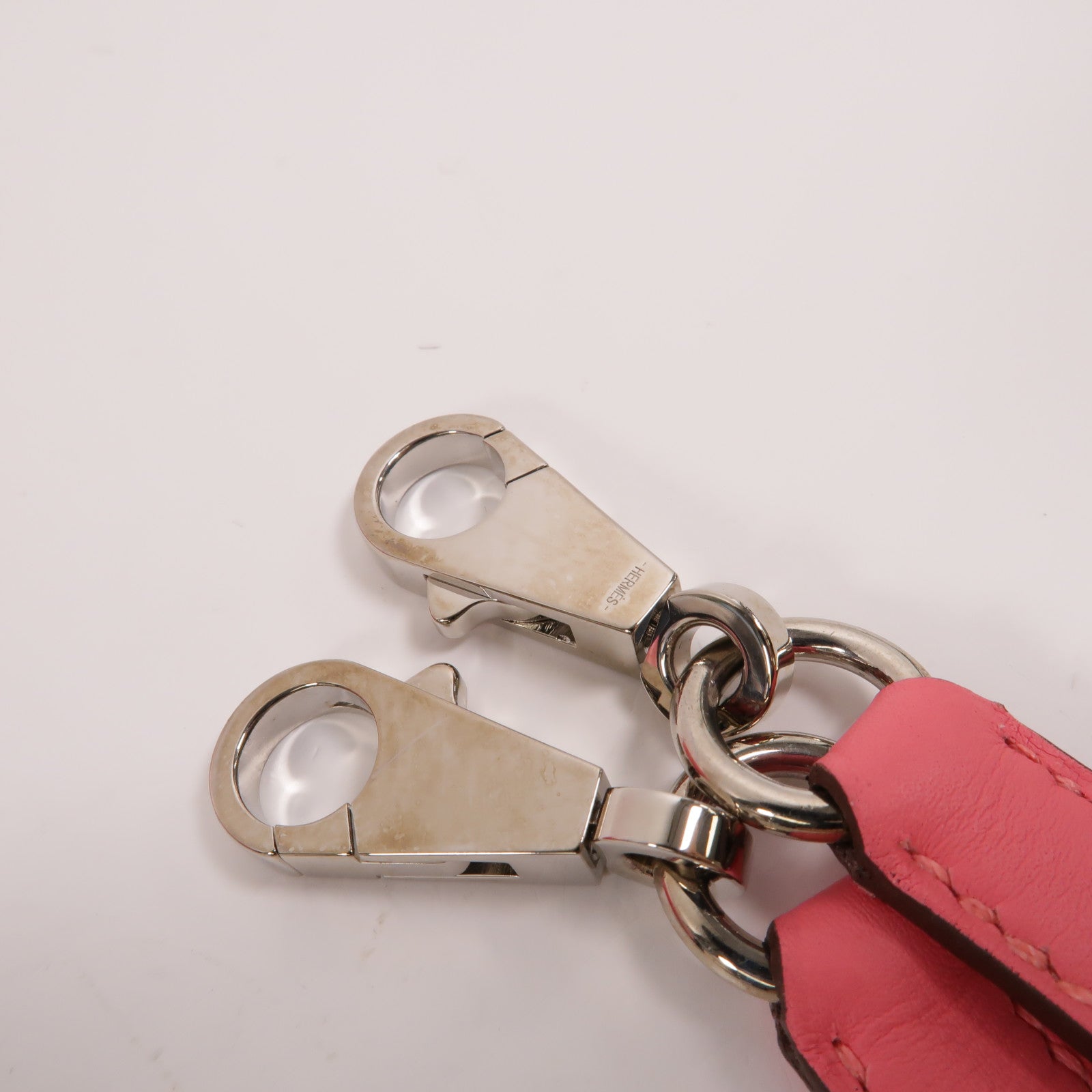 HERMES Swift皮革Bolide 27手挽肩背兩用袋Rose Azalee