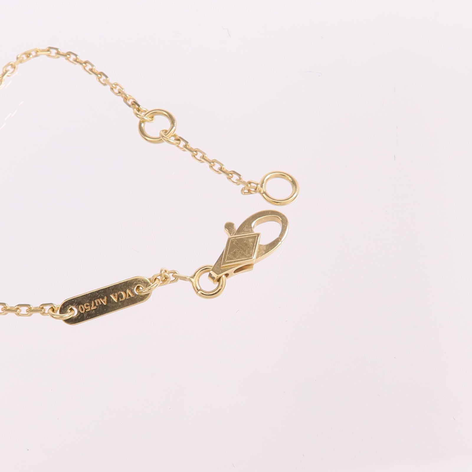 Van Cleef & Arpels 18K黃金Sweet Alhambra Bracelet珍珠母貝手鏈