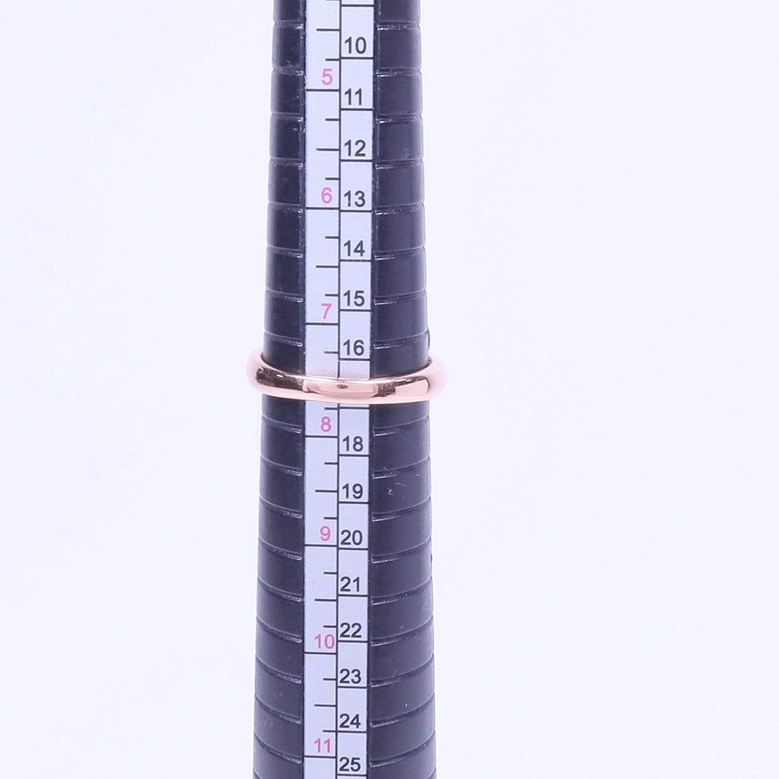 JEWELRY 18K黃金Amethyst Diamond Ring紫晶/鑽石戒指US#7.5