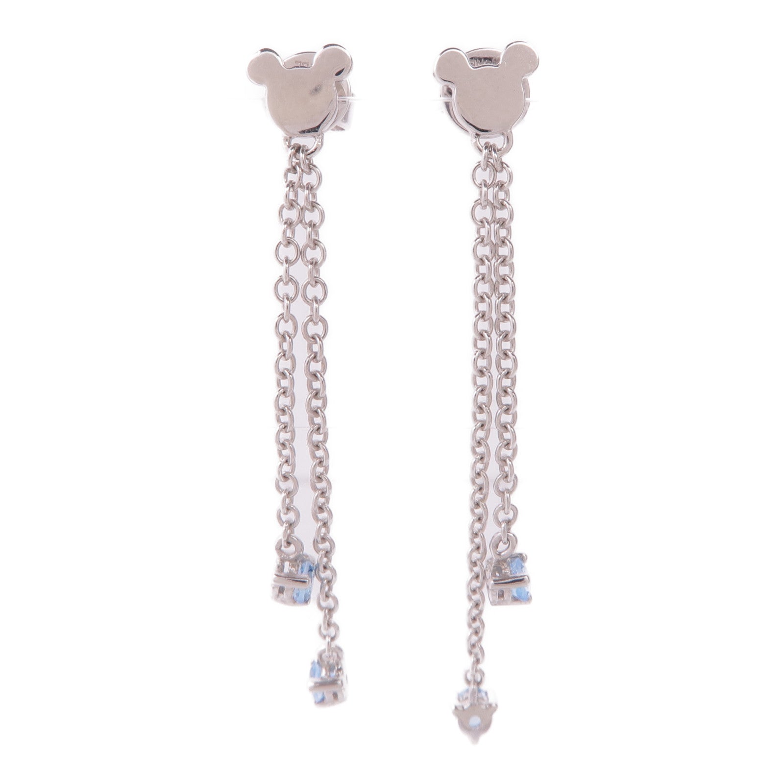 JEWELRY 【激減優惠】18K白金Disney Earrings氧化鋯耳環