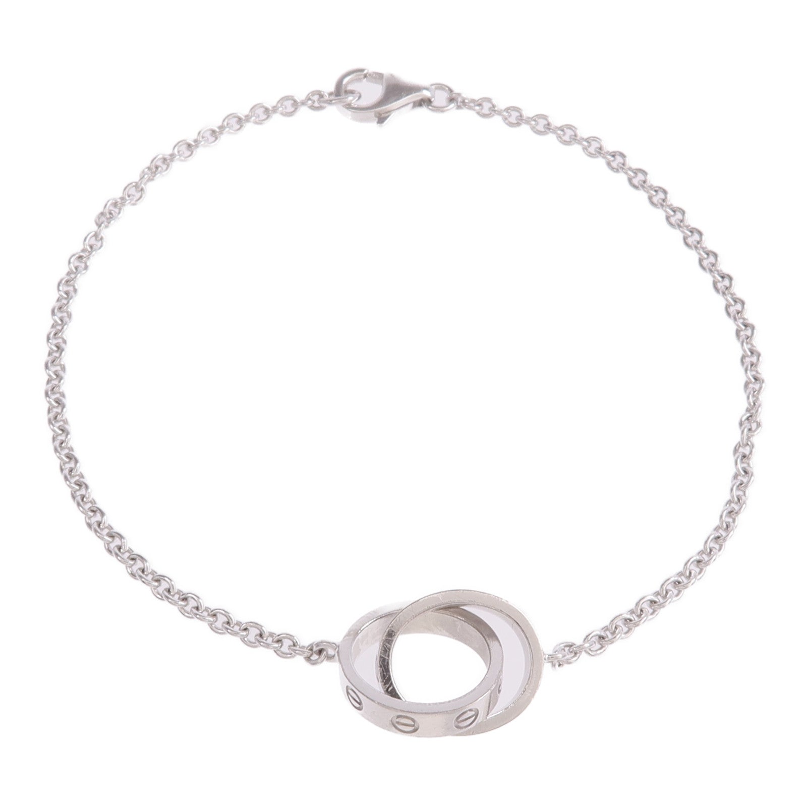 CARTIER 18K白金Love Bracelet手鏈