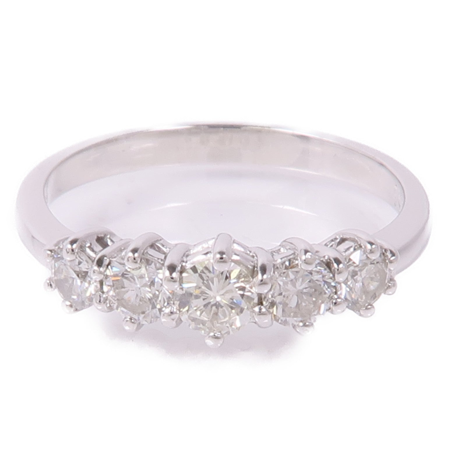 JEWELRY Diamond Ring 18K White Gold US#5.75