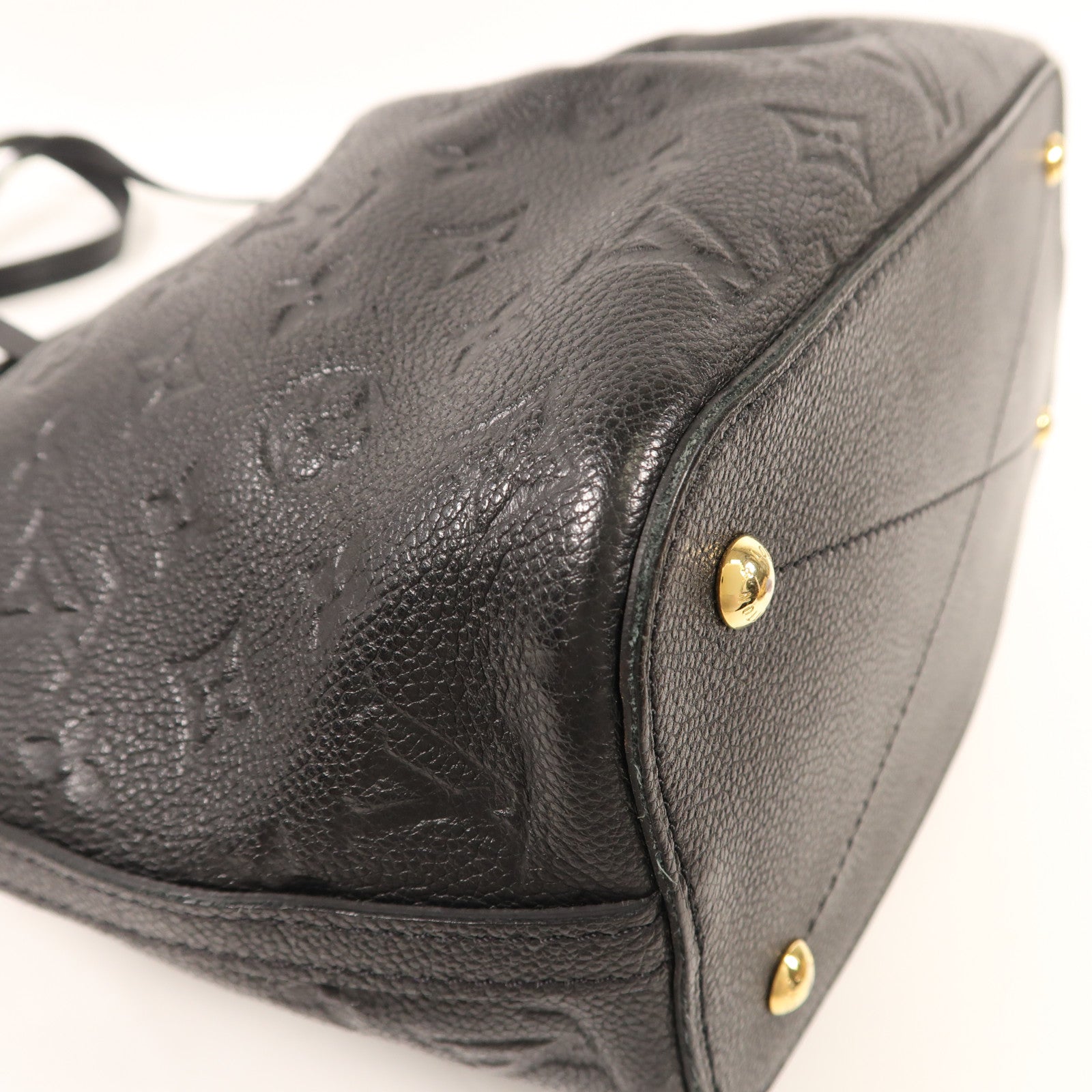LOUIS VUITTON Monogram Empreinte Mazarine MM金扣手挽肩背兩用袋